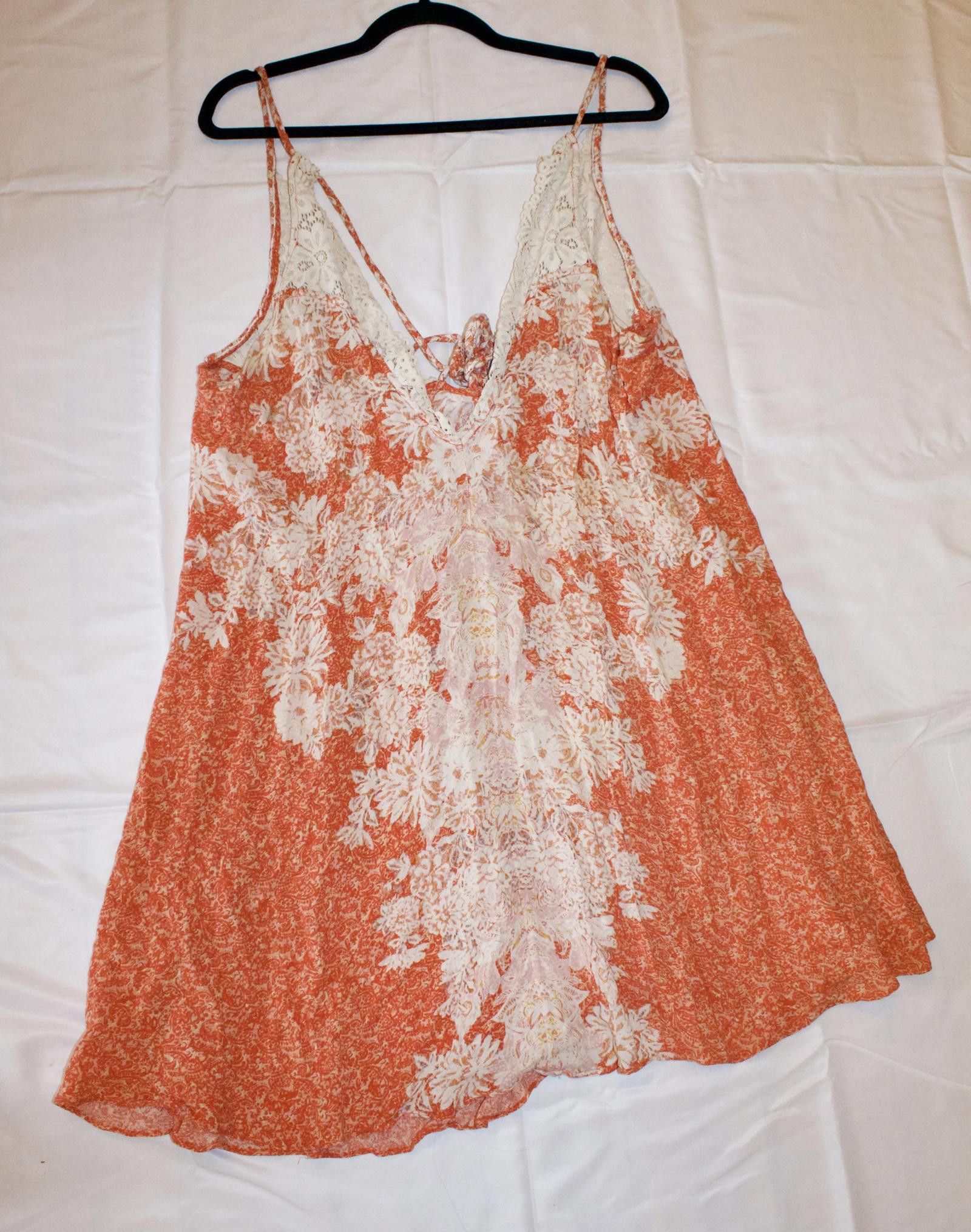 Free People Intimately Free People Bohemian Floral Maxi Dress SZ Med Size ONE SIZE - 2 Thumbnail