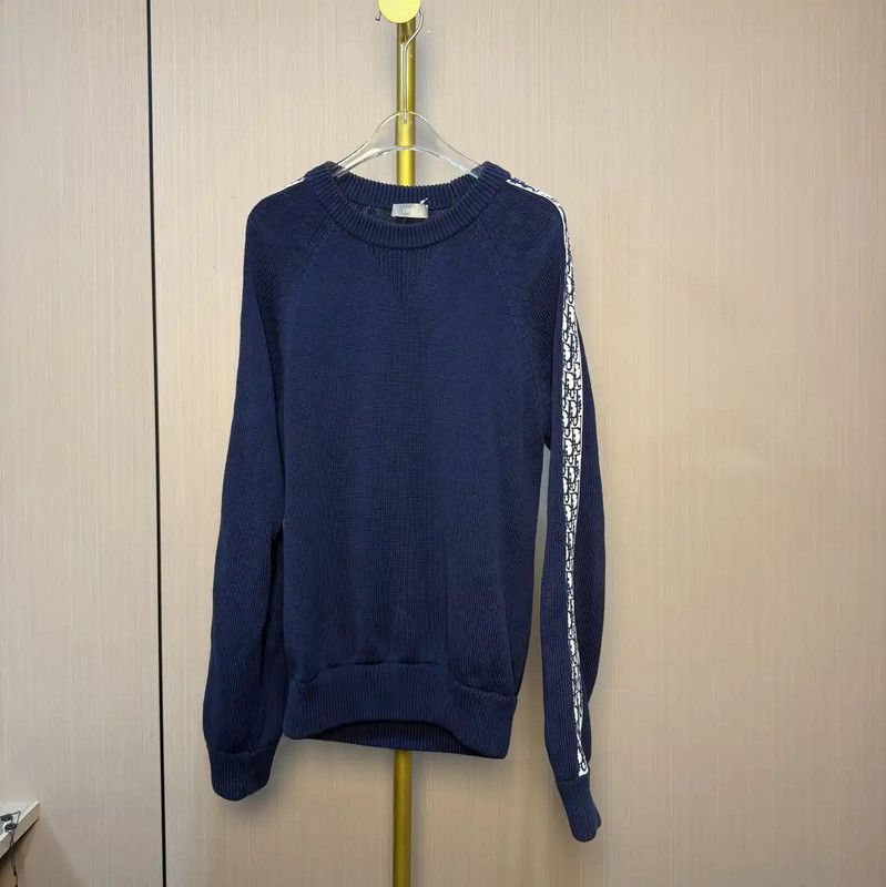Dior Women's Cotton Pullover in Deep Blue 0089