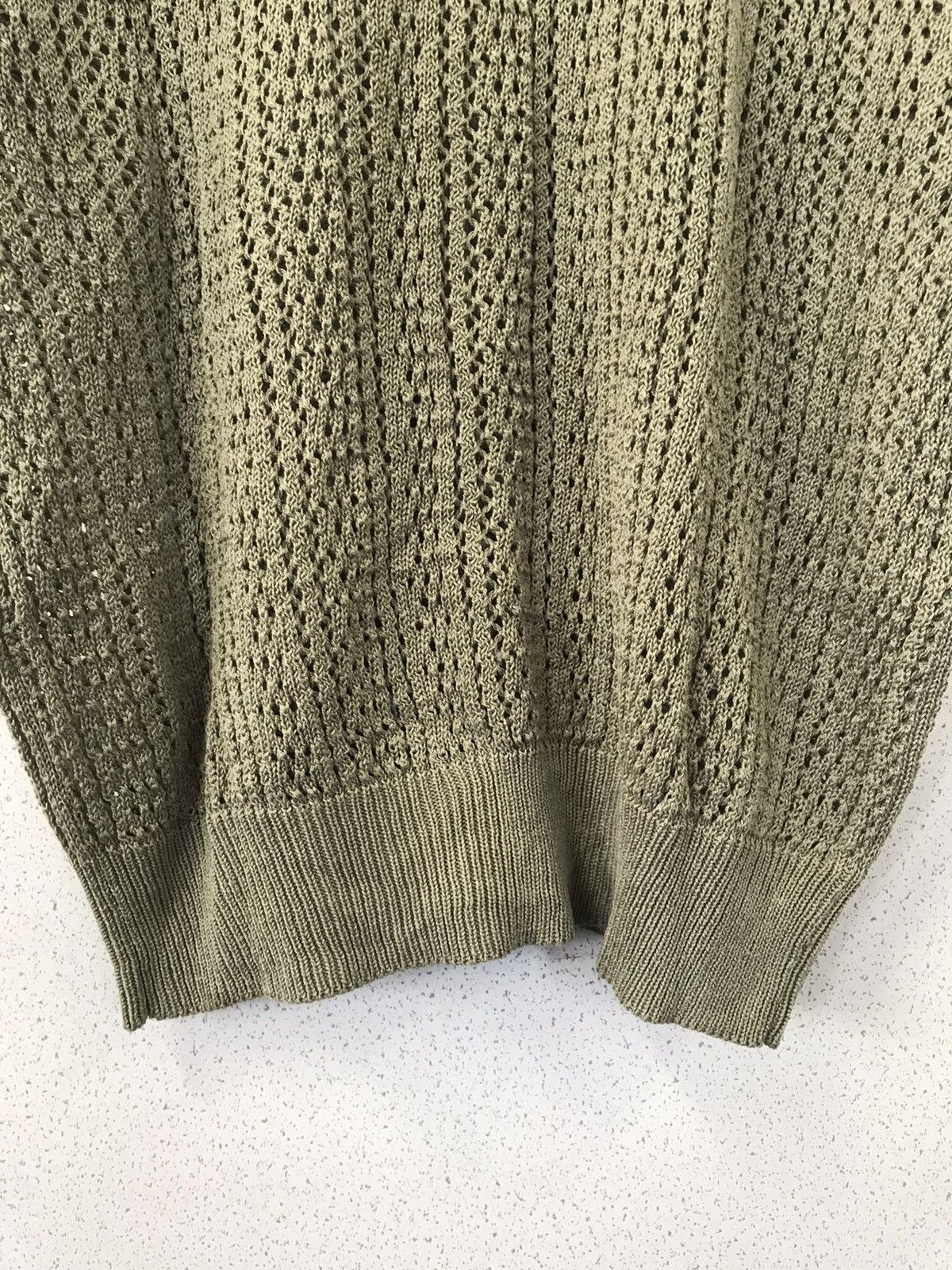 Vintage 🌿 Pinion Olive Knit Cardigan - Size L 🌿 Size US L / EU 52-54 / 3 - 14 Thumbnail