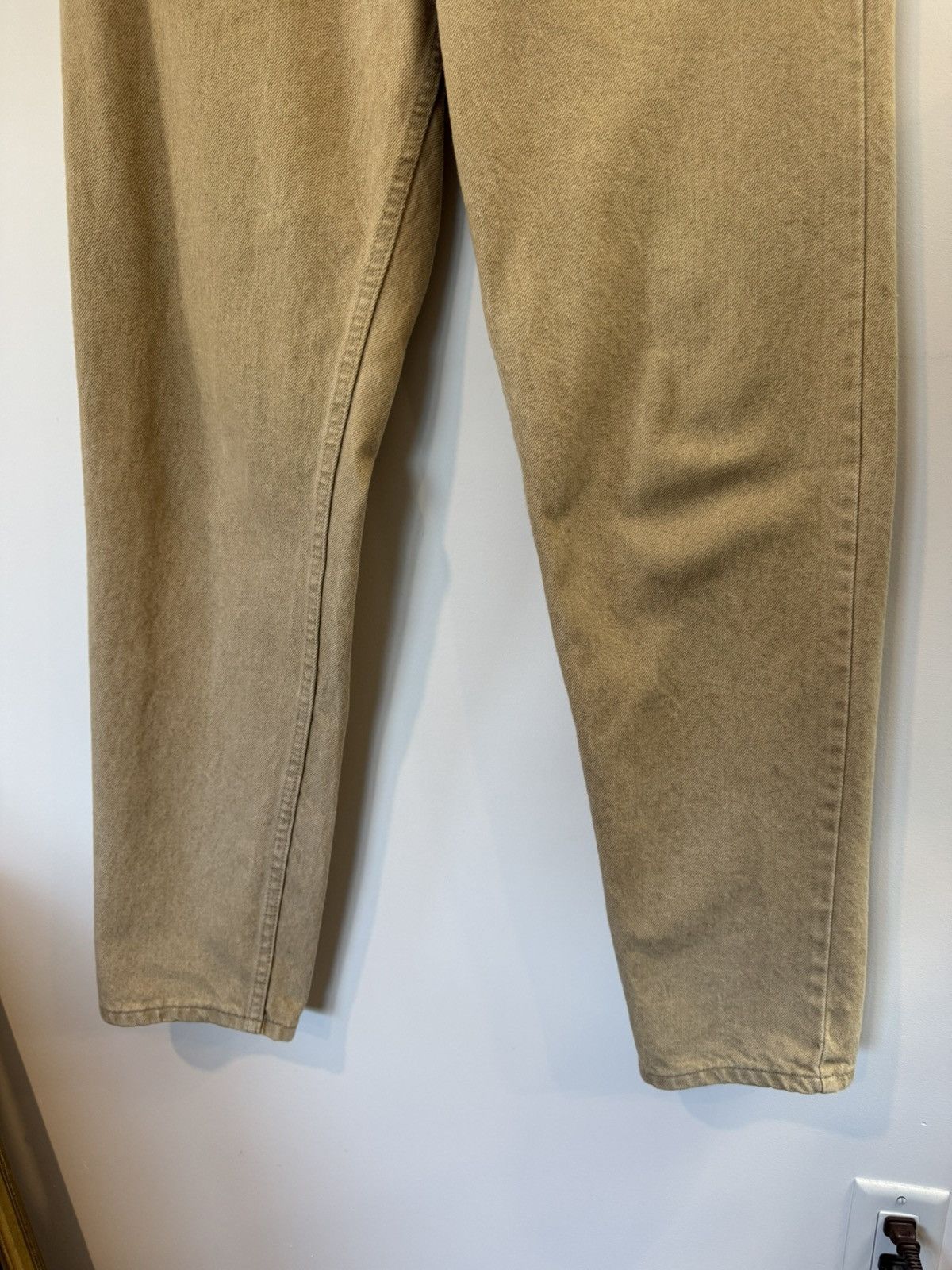 Levi's Vintage Clothing Vintage Levi’s 501 Tan Denim Jeans, W34 x L32, Made in USA Size US 34 / EU 50 - 3 Thumbnail