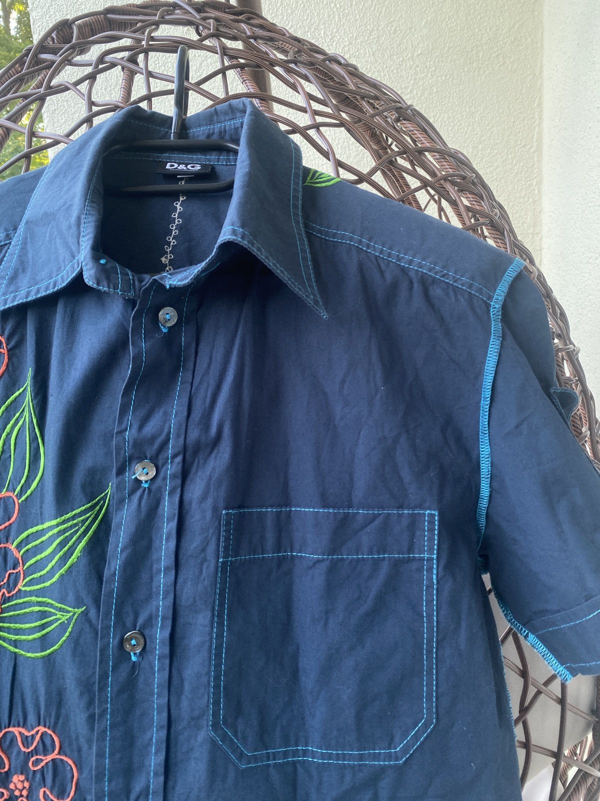 Dolce & Gabbana Vintage dolce & gabbana luxury flower hawaii shirt button up Size US M / EU 48-50 / 2 - 8 Thumbnail