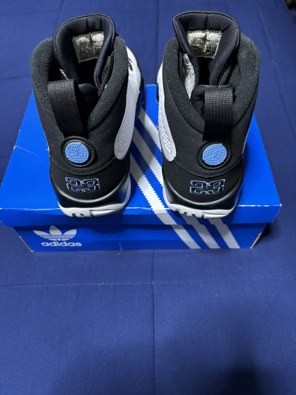 Jordan Brand Jordan 9 Retro University Blue 2020 Size 9 Size US 9 / EU 42 - 4 Thumbnail