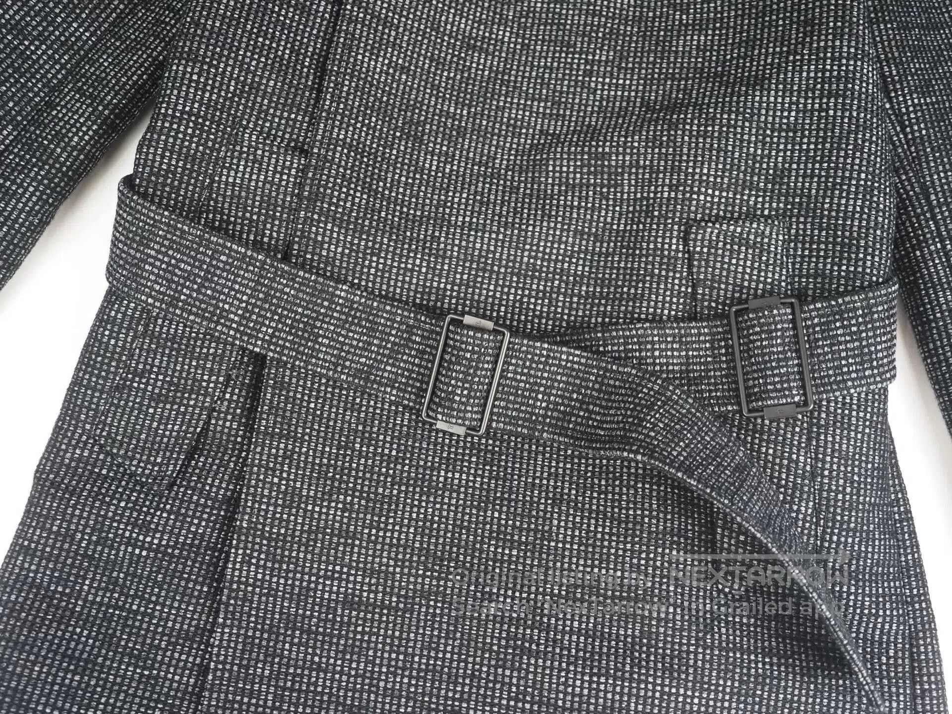 Balenciaga Balenciaga FW13 Black Gray Blend Coat. Size US L / EU 52-54 / 3 - 4 Thumbnail