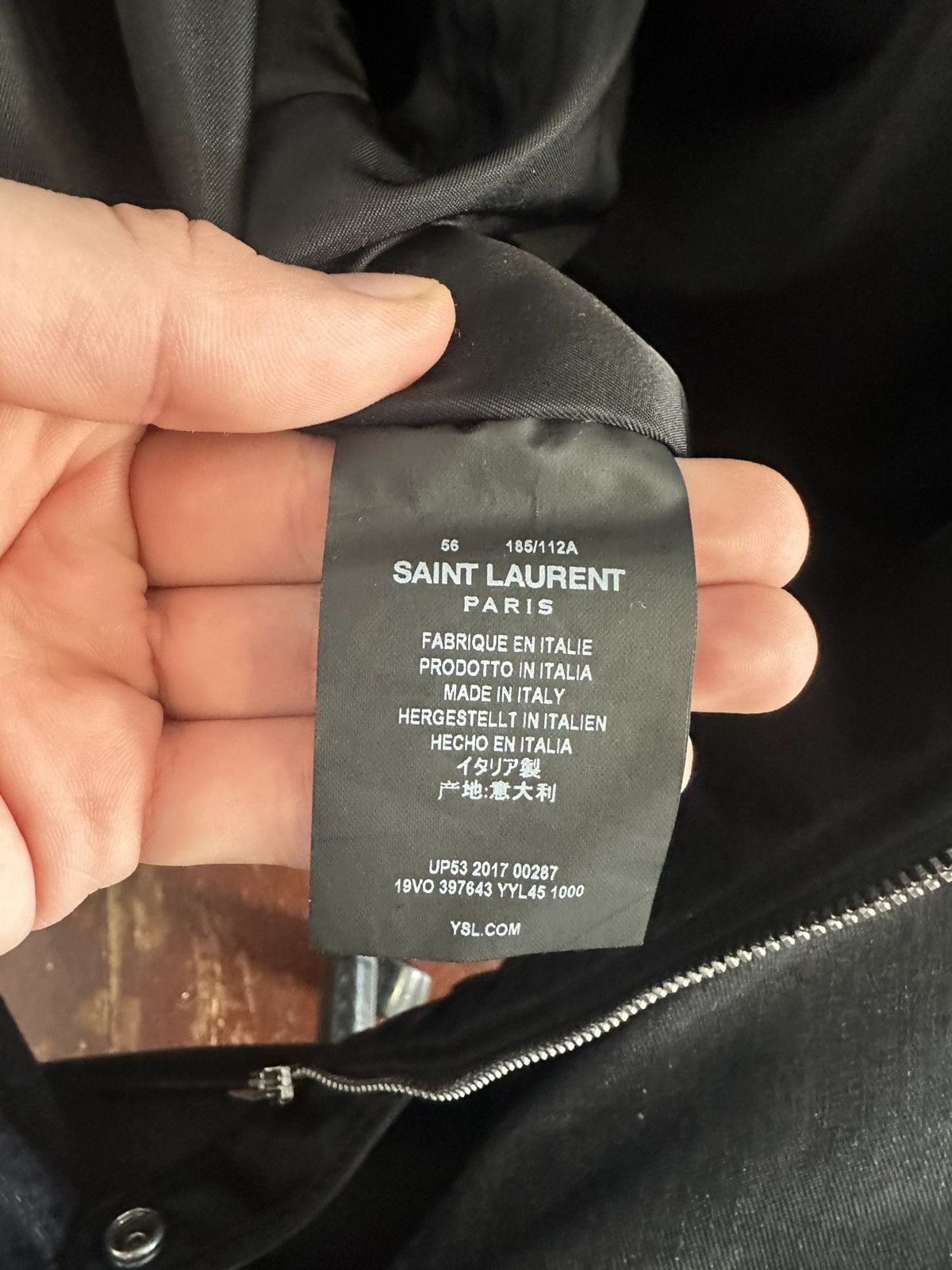 Saint Laurent Paris Saint Laurent Bomber Jacket Size US XL / EU 56 / 4 - 4 Thumbnail