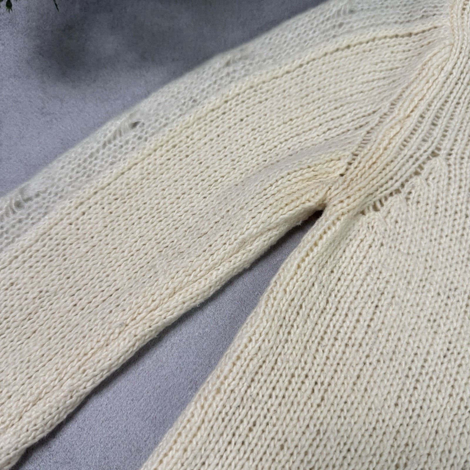 Armani Armani Jeans Women Sweater Milk Beige Size US 4 IT 38 Wool Size XS / US 0-2 / IT 36-38 - 18 Thumbnail