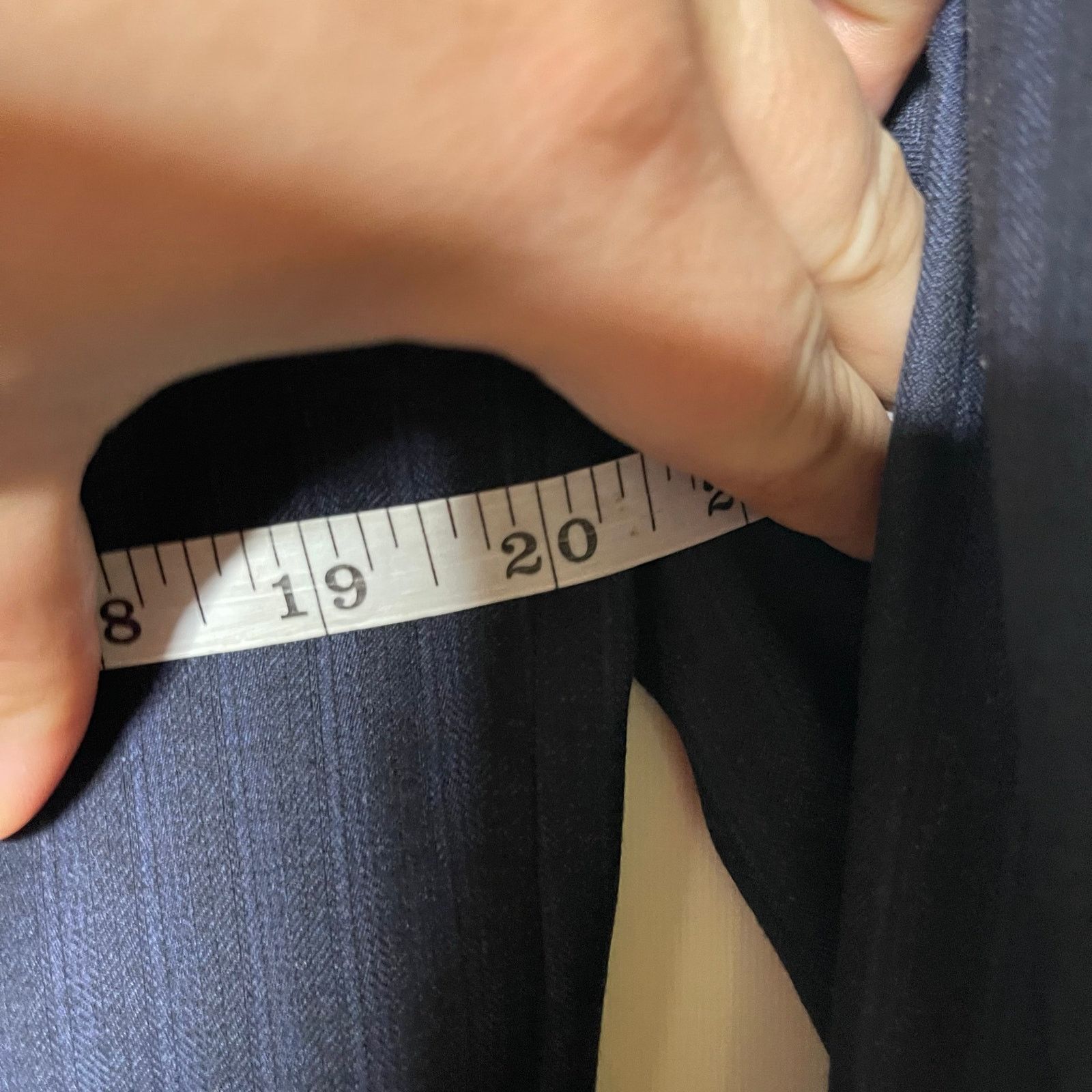 Canali Canali navy pinstripe 100% wool 2 button sport jacket blazer Size 42R - 7 Thumbnail