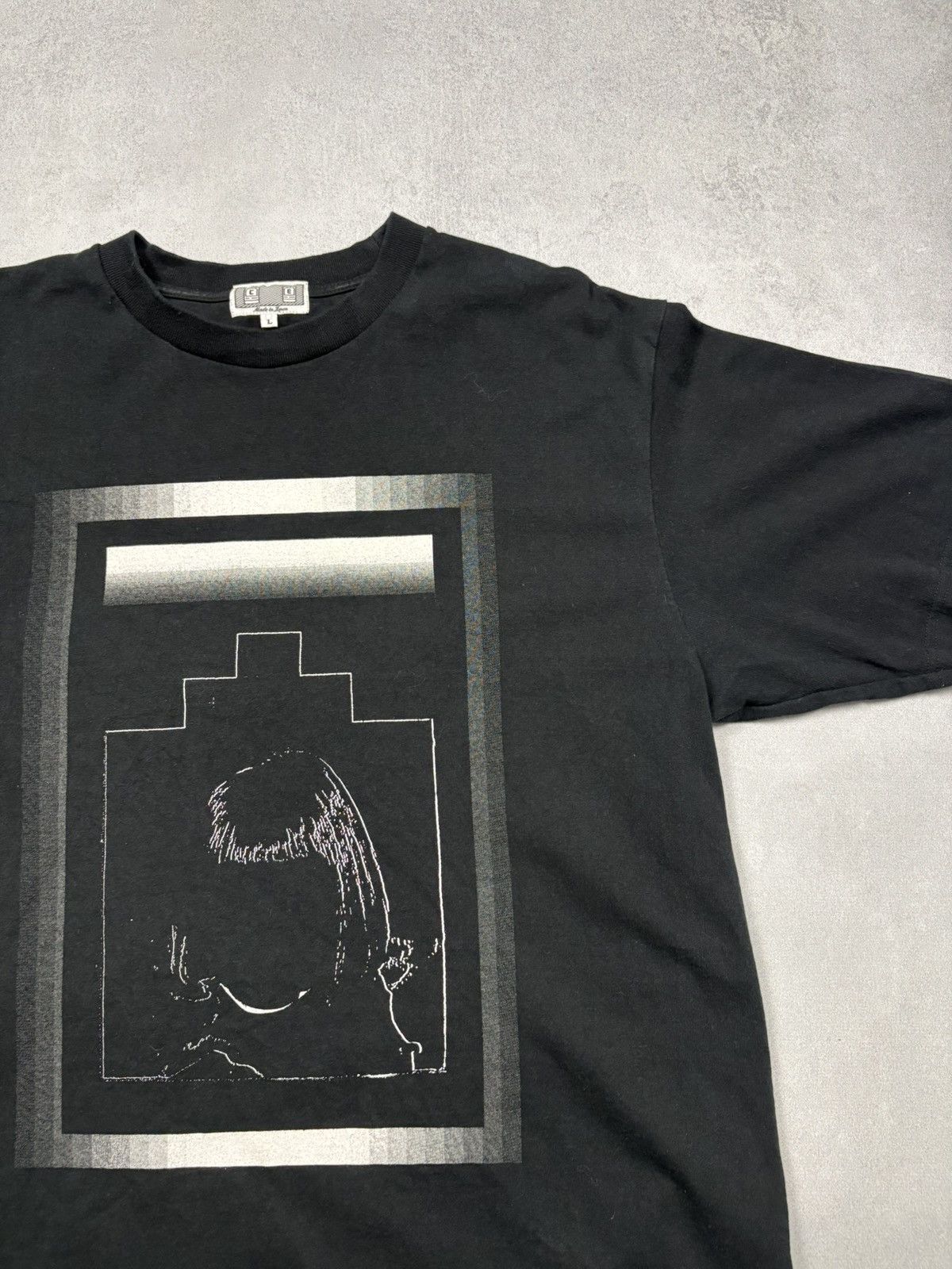 Cav Empt Cav Empt Scanner AW24 Graphic Tee Black Made In Japan L Y2K Size US L / EU 52-54 / 3 - 3 Thumbnail