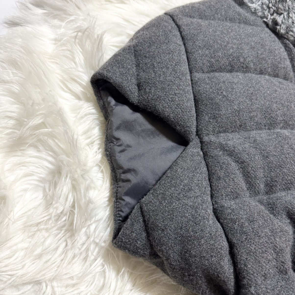 Fabiana Filippi Fabiana Filippi fur collar, belted Puffer Down jacket Size S / US 4 / IT 40 - 13 Thumbnail