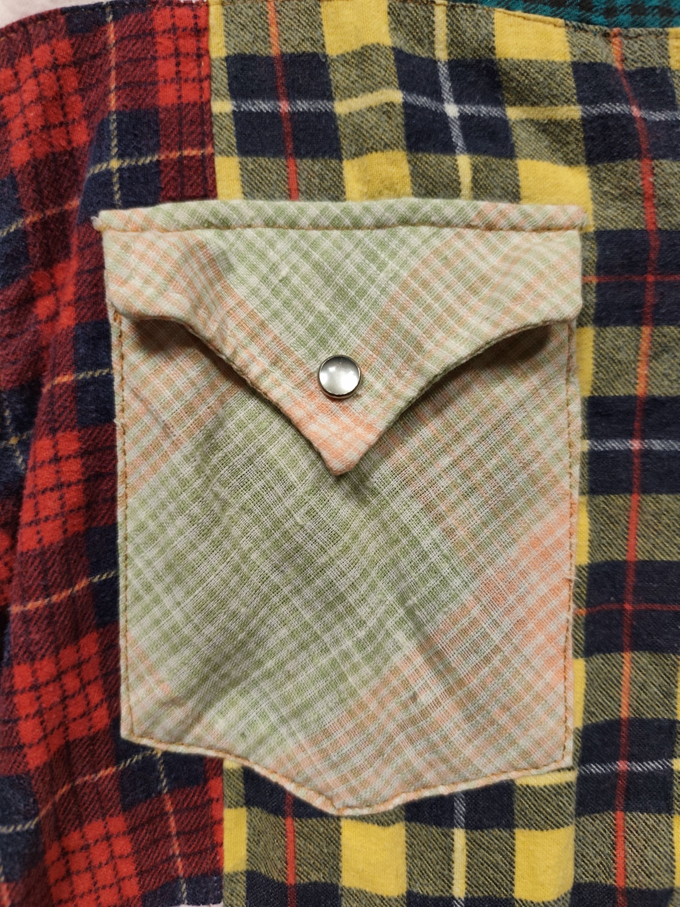 Levi's × Vintage Vintage 90s Levi's jacket patchwork made in usa Size US XL / EU 56 / 4 - 5 Thumbnail