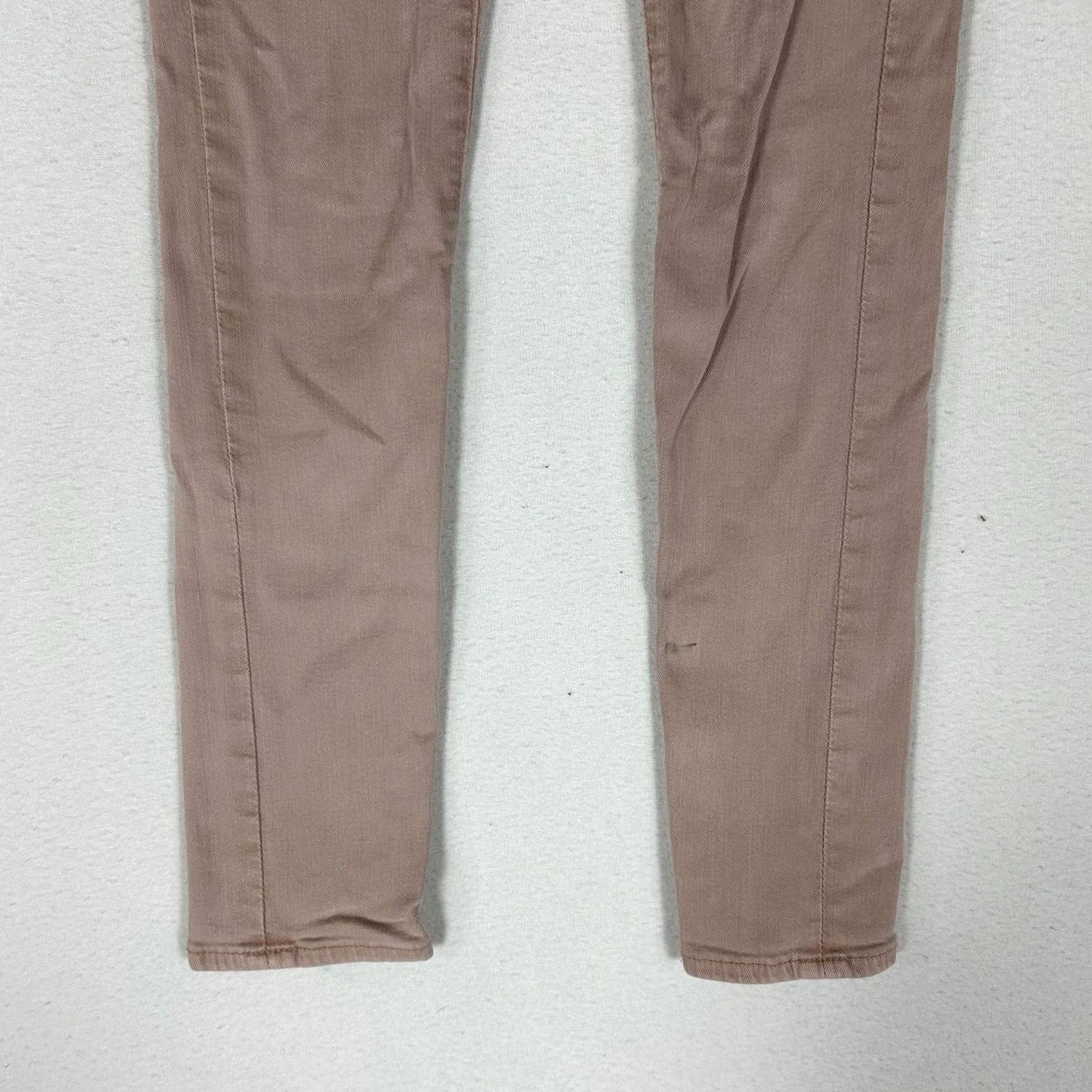 Pinko AG Adriano Goldschmied Legging Super Skinny Jeans Womens 25R Pink Jeans Slim City 28in Womens Size 42" / US 20 - 4 Thumbnail