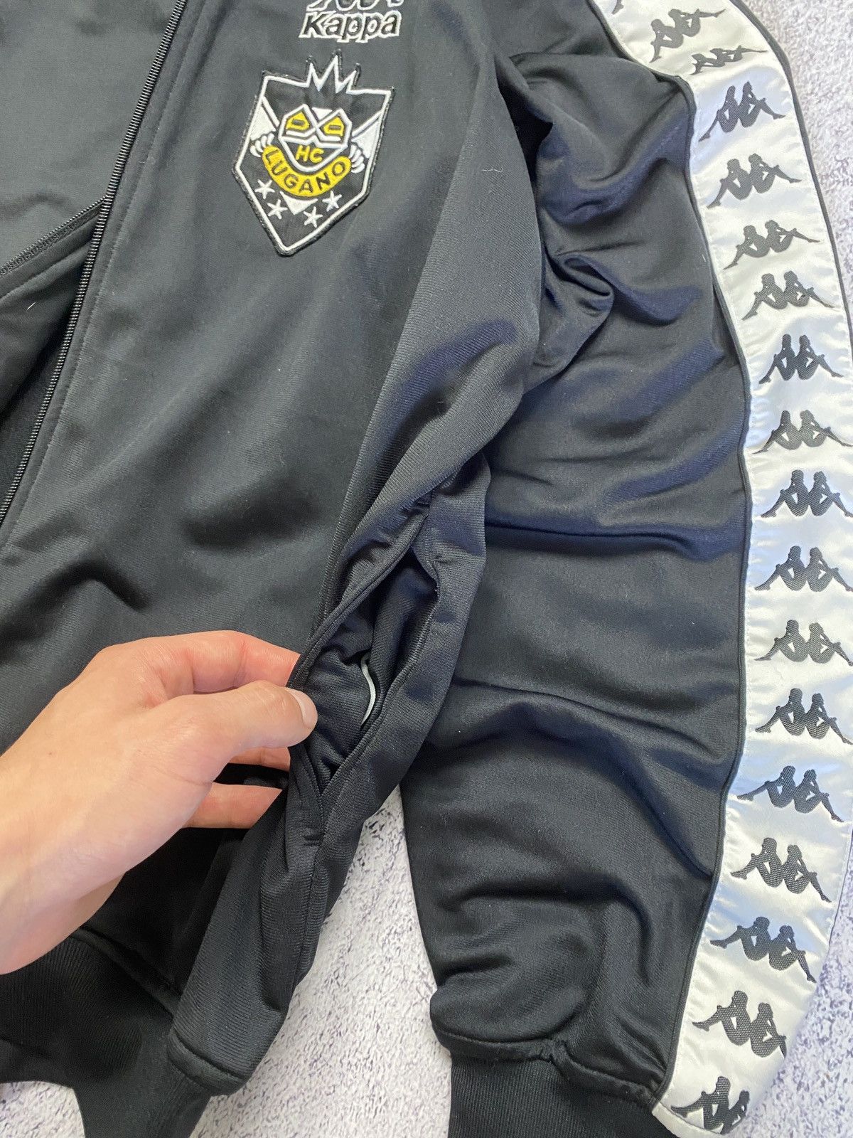 Kappa × Vintage Kappa Vintage Lampas Track Jacket HC Lugano Y2K Size US L / EU 52-54 / 3 - 7 Thumbnail
