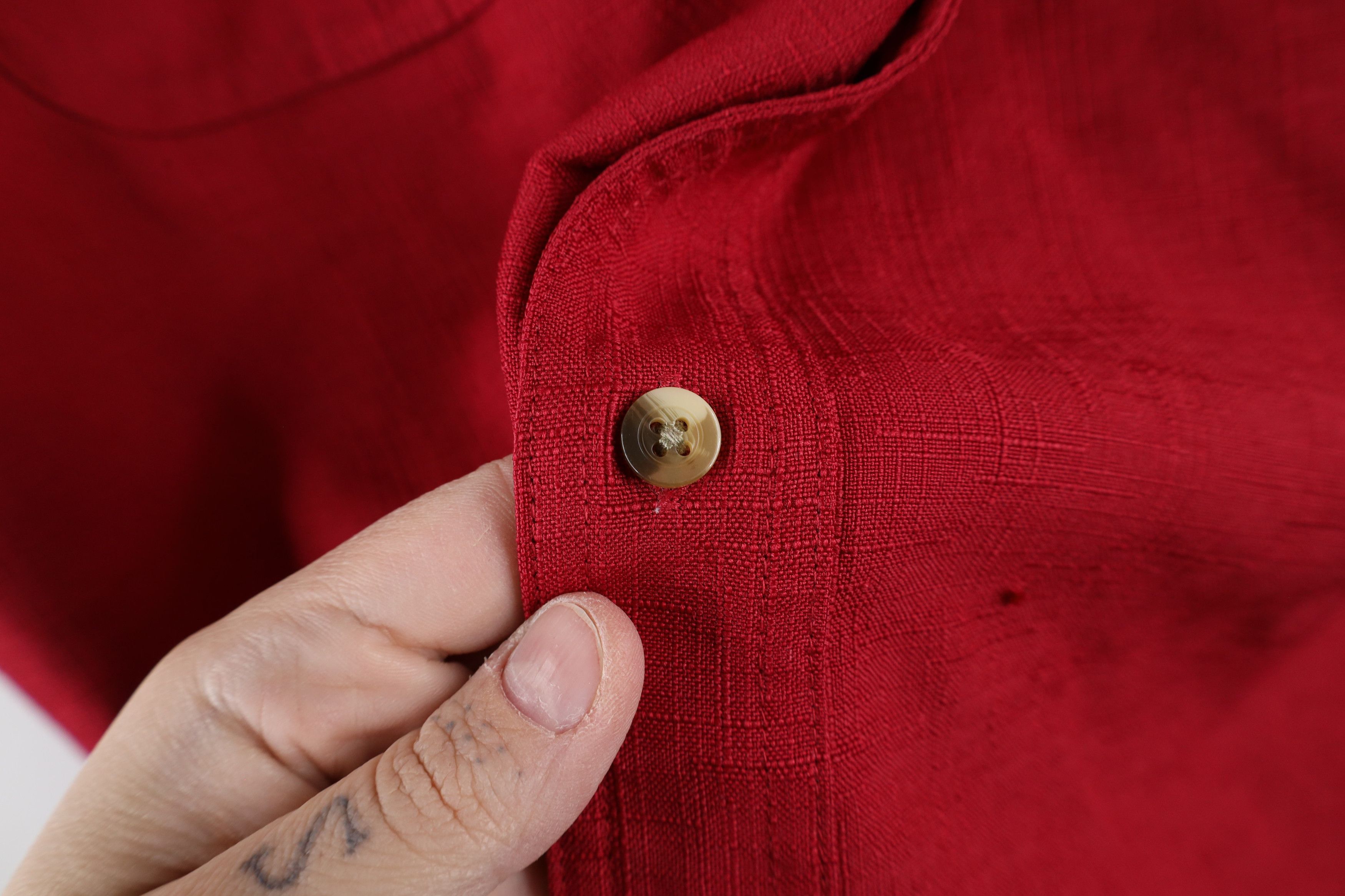 Vintage Vintage 90s Streetwear Short Sleeve Collared Button Shirt Size US L / EU 52-54 / 3 - 5 Thumbnail
