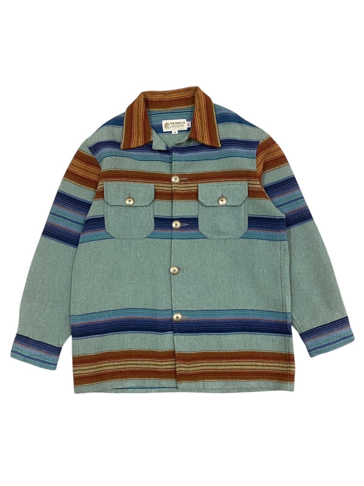 Woolrich Woolen Mills Vtg Bemidji Woolen Mills Made in Usa Size US M / EU 48-50 / 2 - 1 Thumbnail