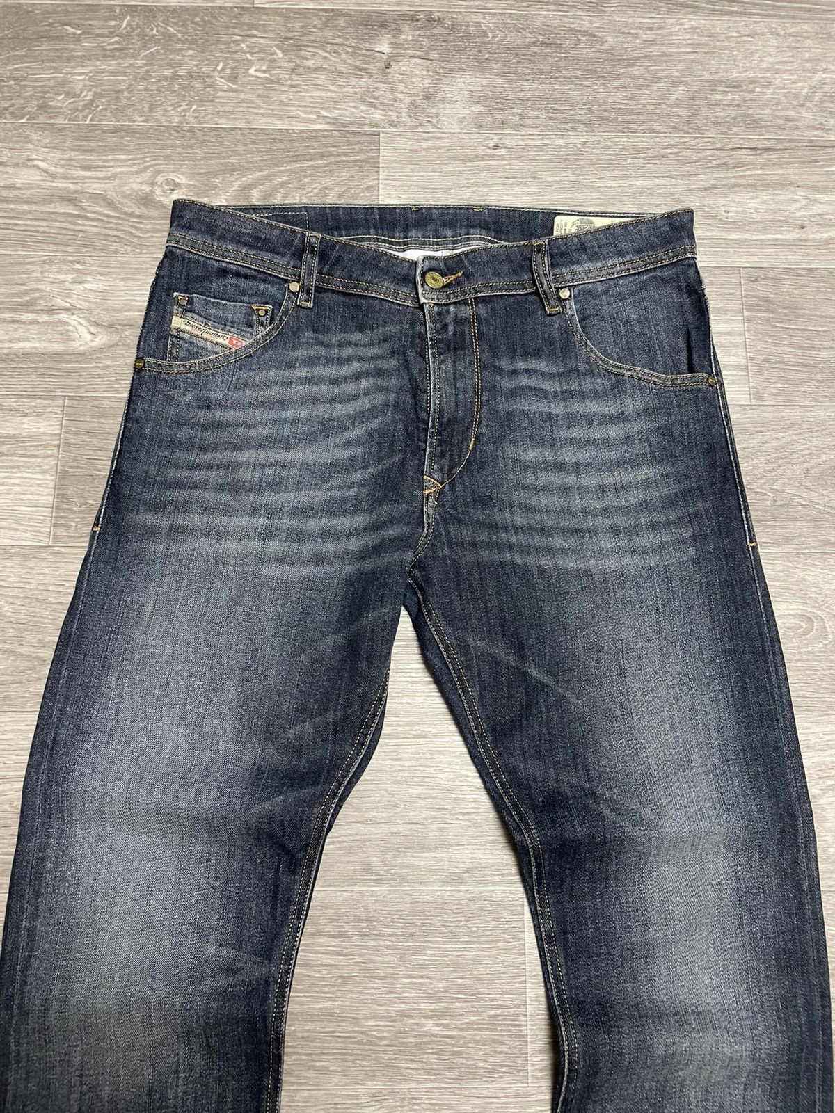 Diesel Vintage Diesel Krayver Regular Fit Blue Wash Denim Jeans 32 Size US 32 / EU 48 - 3 Thumbnail