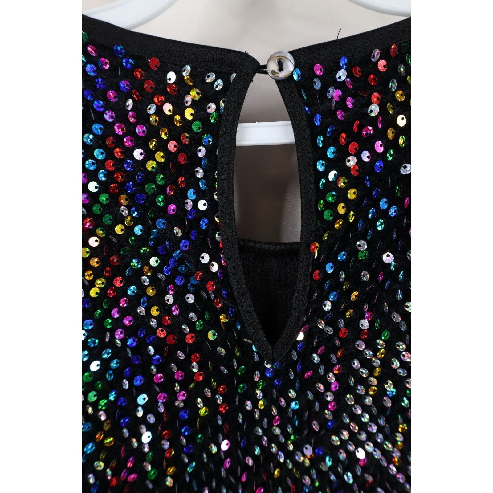 Vintage Vintage 90s Y2K Streetwear Rainbow Sequin Dress Size M / US 6-8 / IT 42-44 - 11 Thumbnail