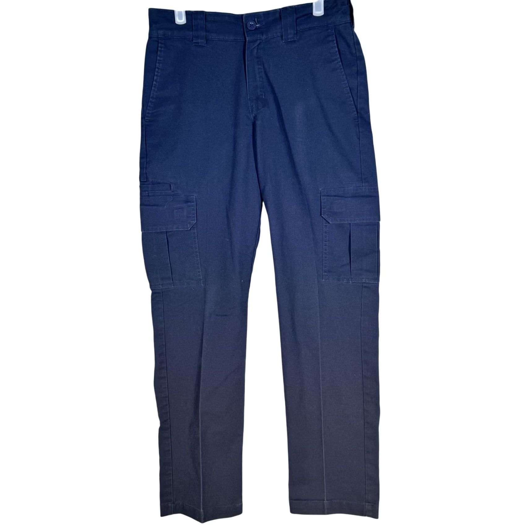 Dickies Dickies WP594DN Pants Mens 30x32 Blue Slim Straight Cargo Workwear Utility Size US 30 / EU 46 - 2 Thumbnail