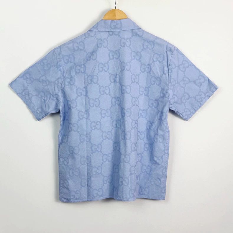 Gucci GucciBlue full-print shirt short sleeves 2503-Nextarrow Size US M / EU 48-50 / 2 - 2 Thumbnail