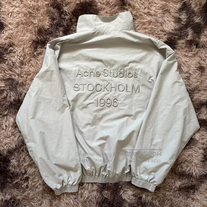 Acne Studios Acne Studios Gray 1996 embossed embroidery jacket Size US M / EU 48-50 / 2 - 1 Thumbnail