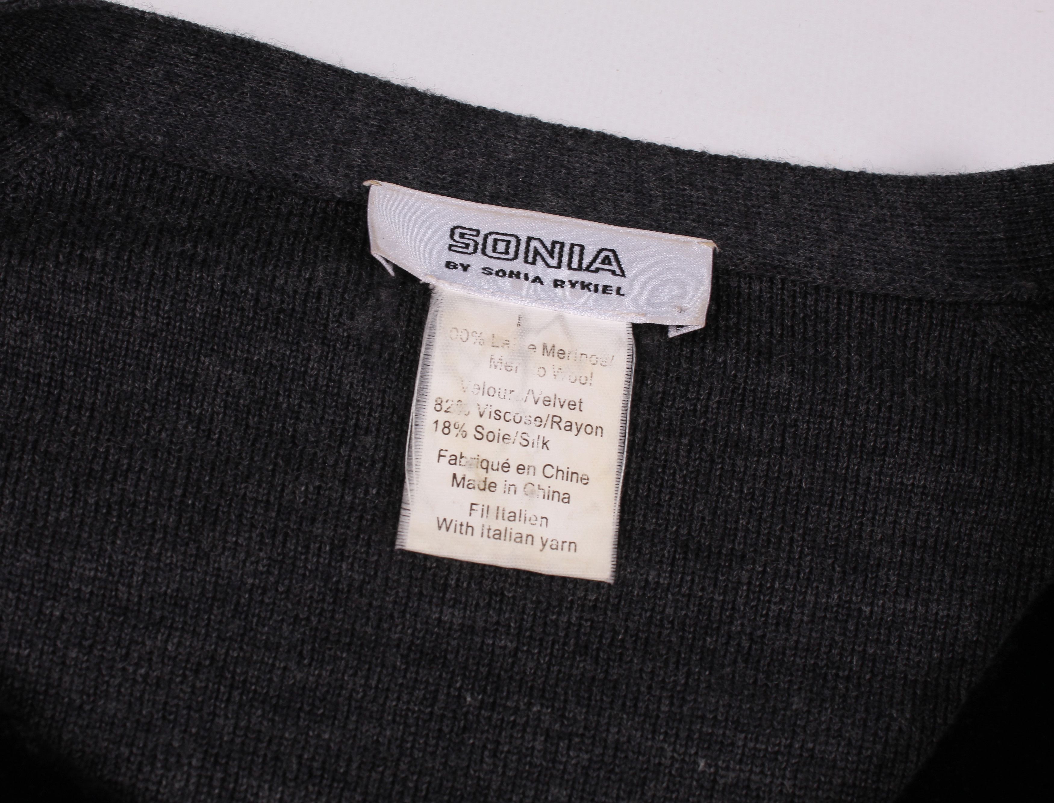 Sonia Rykiel Sonia Rykiel Vintage Open Cardigan Dress Size L / US 10 / IT 46 - 12 Thumbnail