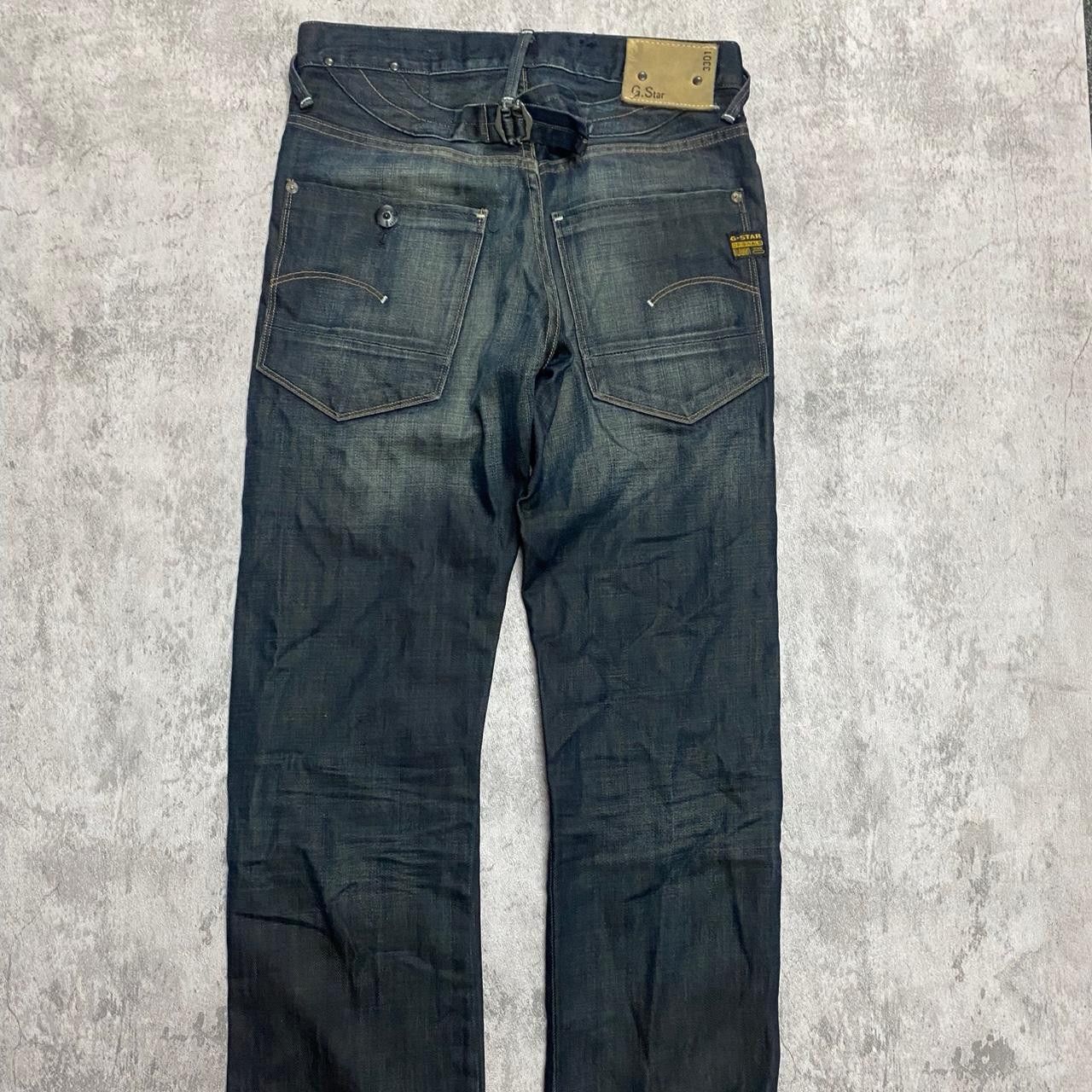 G-Star G Star RAW Jeans Pants Rock y2k 2000s Baggy straight Size US 27 - 2 Thumbnail