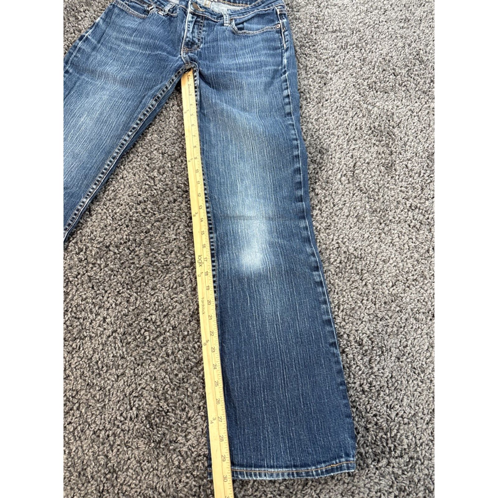 Banana Republic VINTAGE Banana Republic Jeans Bootcut Womens 30x30 Denim Blue High Rise Cotton 30 Inseam 30 Regular Womens Size 30" / US 8 / IT 44 - 2 Thumbnail