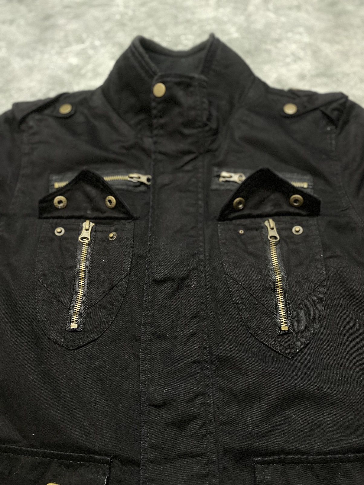Le Grande Bleu (L.G.B.) Agate Vintage Bondage Rock Jacket Size US M / EU 48-50 / 2 - 4 Thumbnail