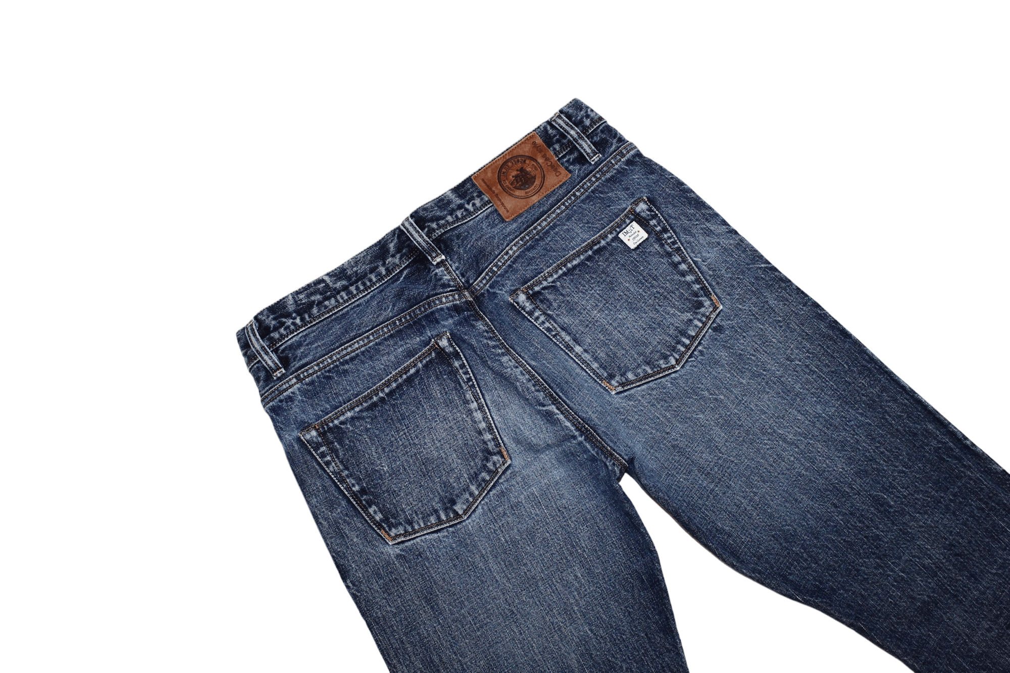 Blue Blue Japan IMjiT35020 803s AGHI 14oz selvedge natural faded jeans Size US 32 / EU 48 - 11 Thumbnail