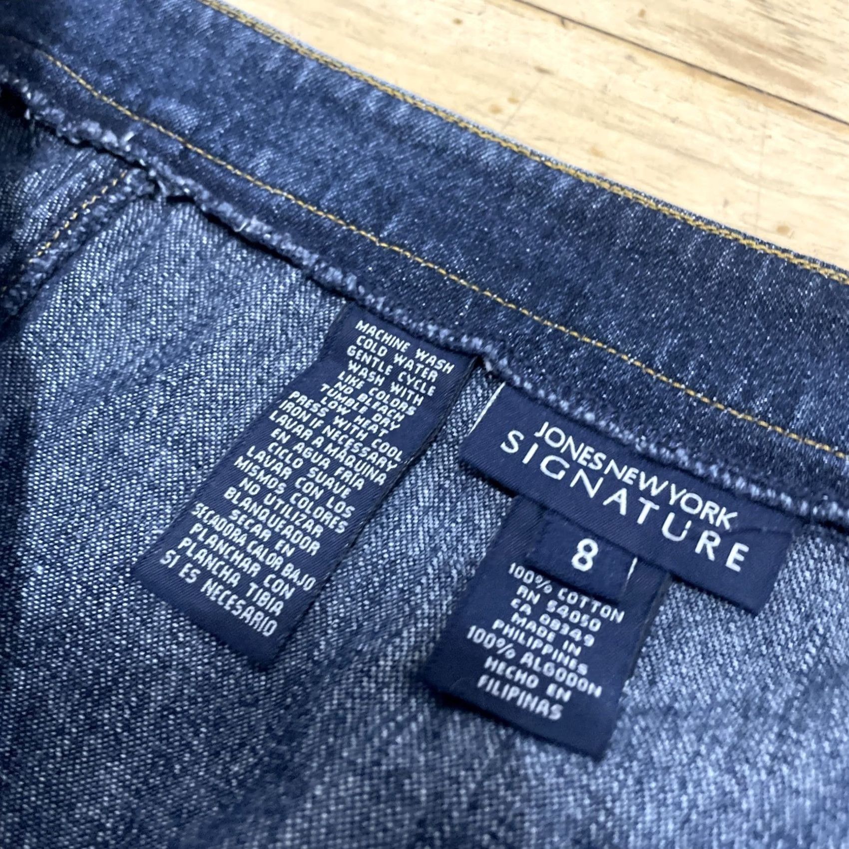 Jones New York VINTAGE Jones New York Sport Denim Maxi Skirt Women 8 Pockets Snap Front 90s Blue Size 30" / US 8 / IT 44 - 7 Thumbnail
