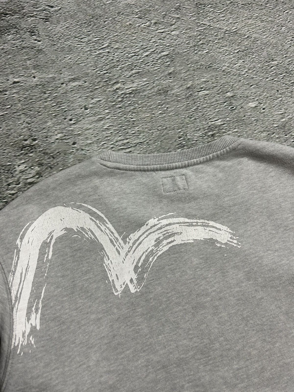 Evisu × Japanese Brand × Vintage Evisu sweatshirt multilogo seagull vintage grey Y2K Size S / US 4 / IT 40 - 11 Thumbnail