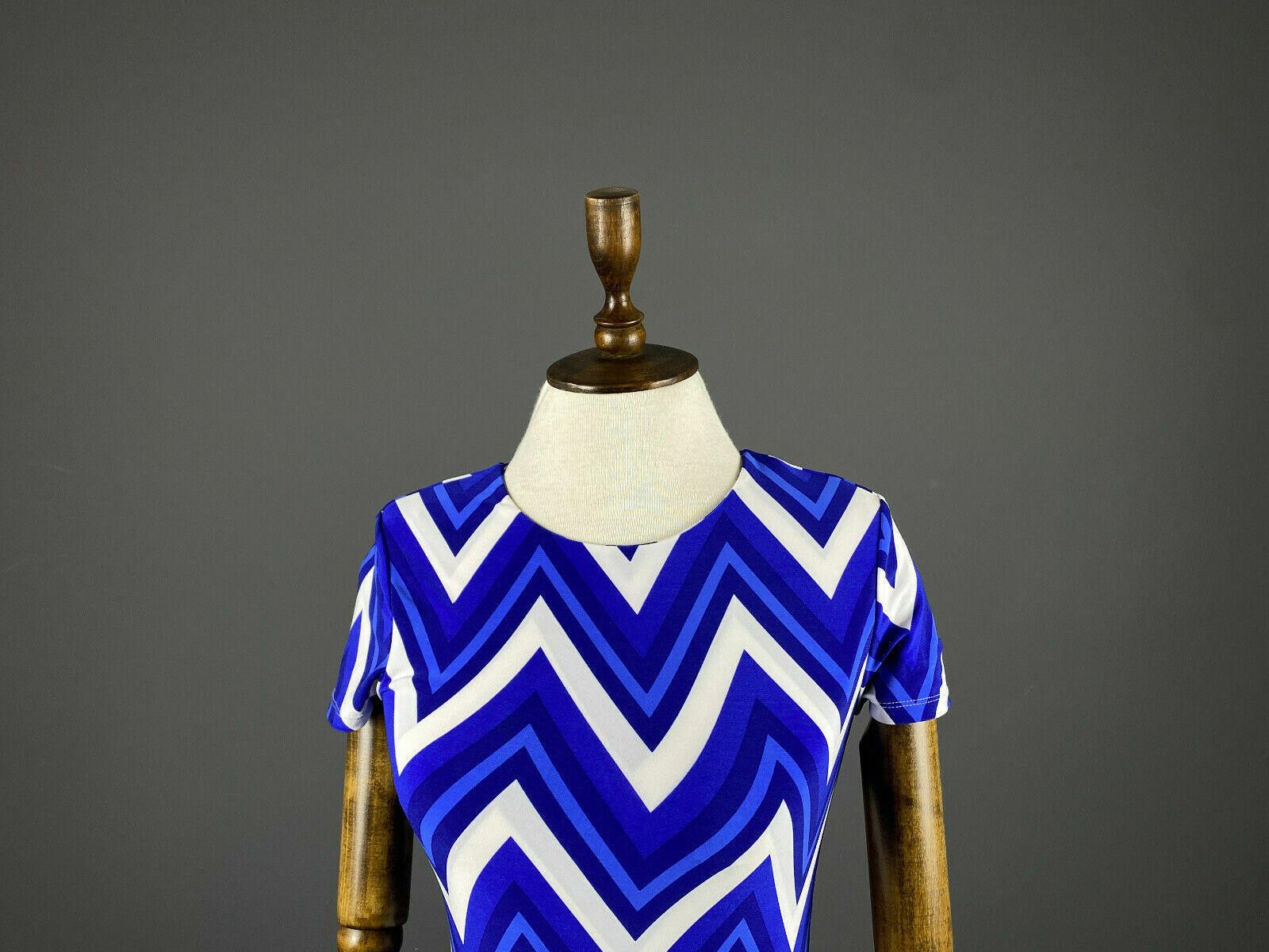 Lauren Ralph Lauren Ladies Lauren Ralph Lauren Blue Stripe A-Line Dress Size XS Size XS / US 0-2 / IT 36-38 - 2 Thumbnail