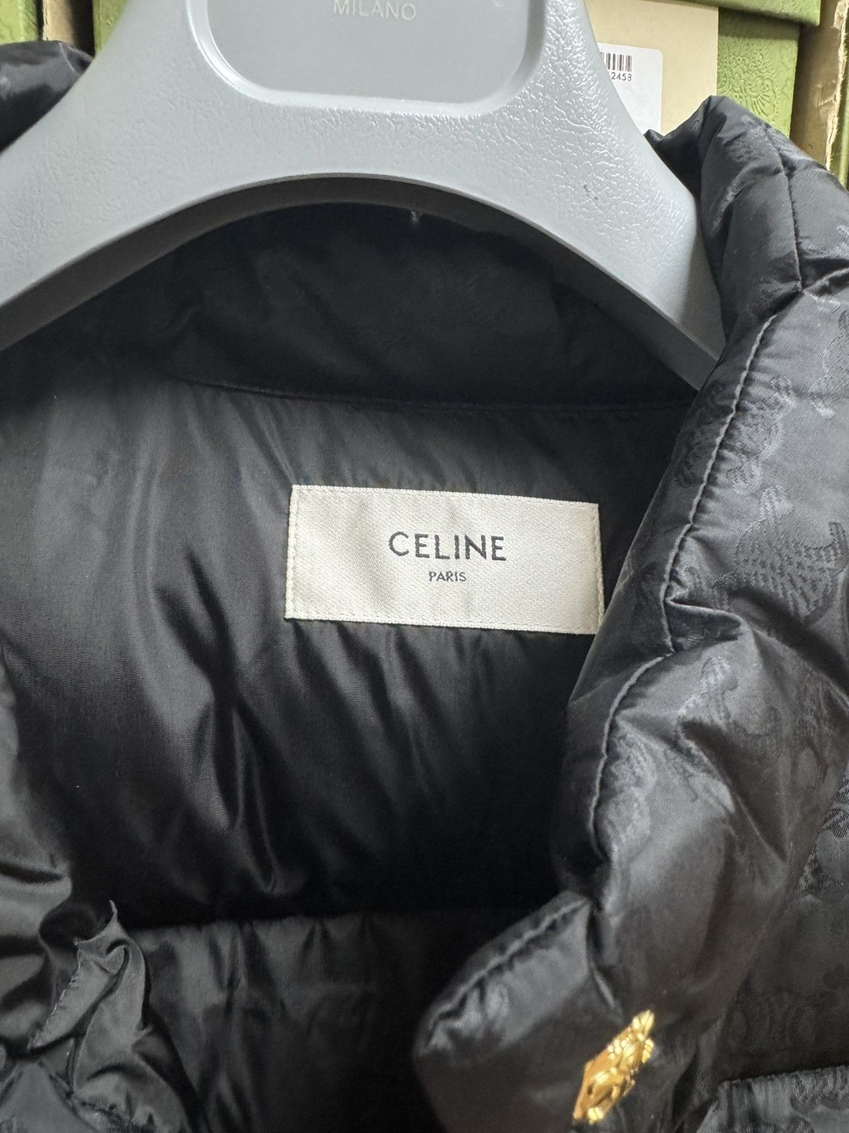 Celine CELINE -QUILTED BLOUSON JACKET IN MONOGRAM NYLON 42 Size XL / US 12-14 / IT 48-50 - 3 Thumbnail