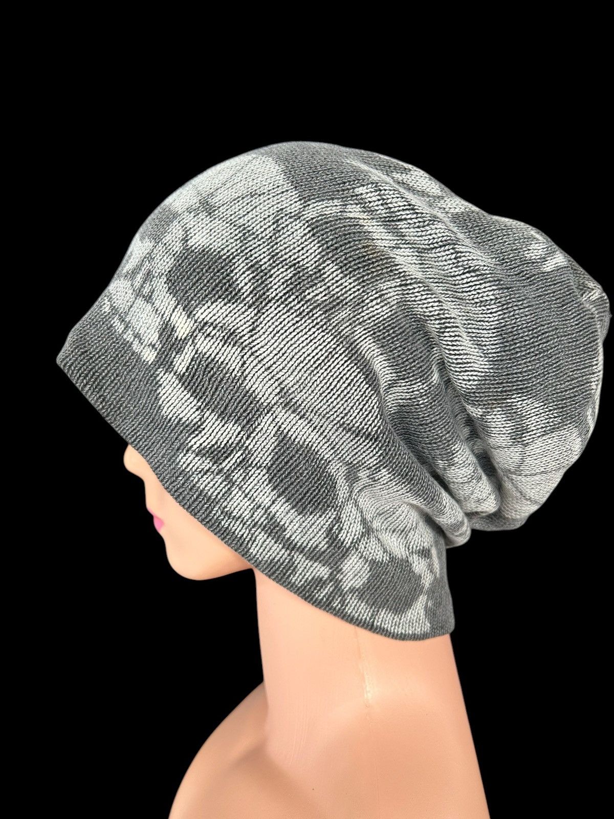 Japanese Brand × Kapital × Vintage Sunfaded Skull Punk Bondage Style big Beanie Hats Size ONE SIZE - 7 Thumbnail