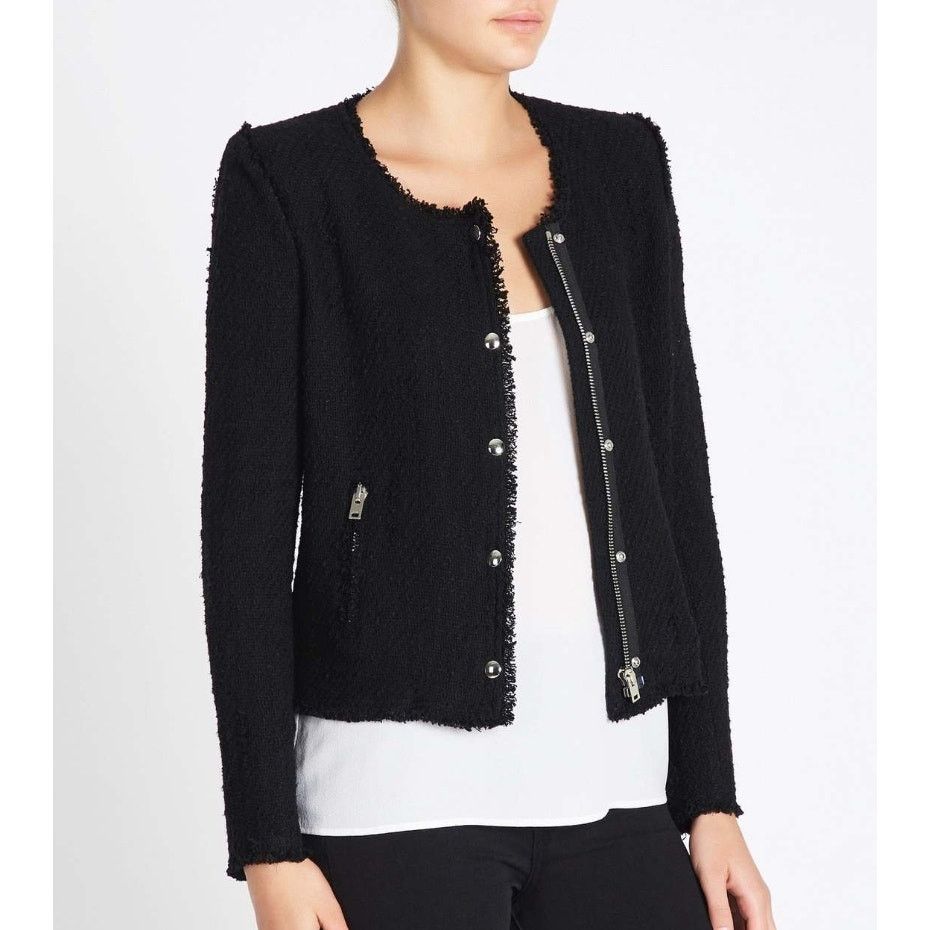 Iro IRO Agnette Tweed Jacket - Size 36 (US 4/6) Size S / US 4 / IT 40 - 2 Thumbnail