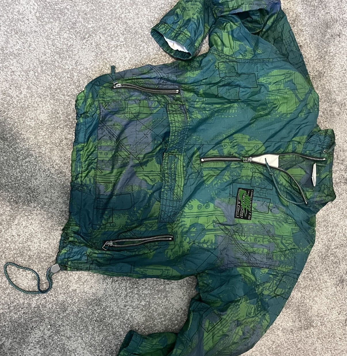 Nike Vintage Nike International Map Print Anorak Jacket Y2K Size US L / EU 52-54 / 3 - 9 Thumbnail