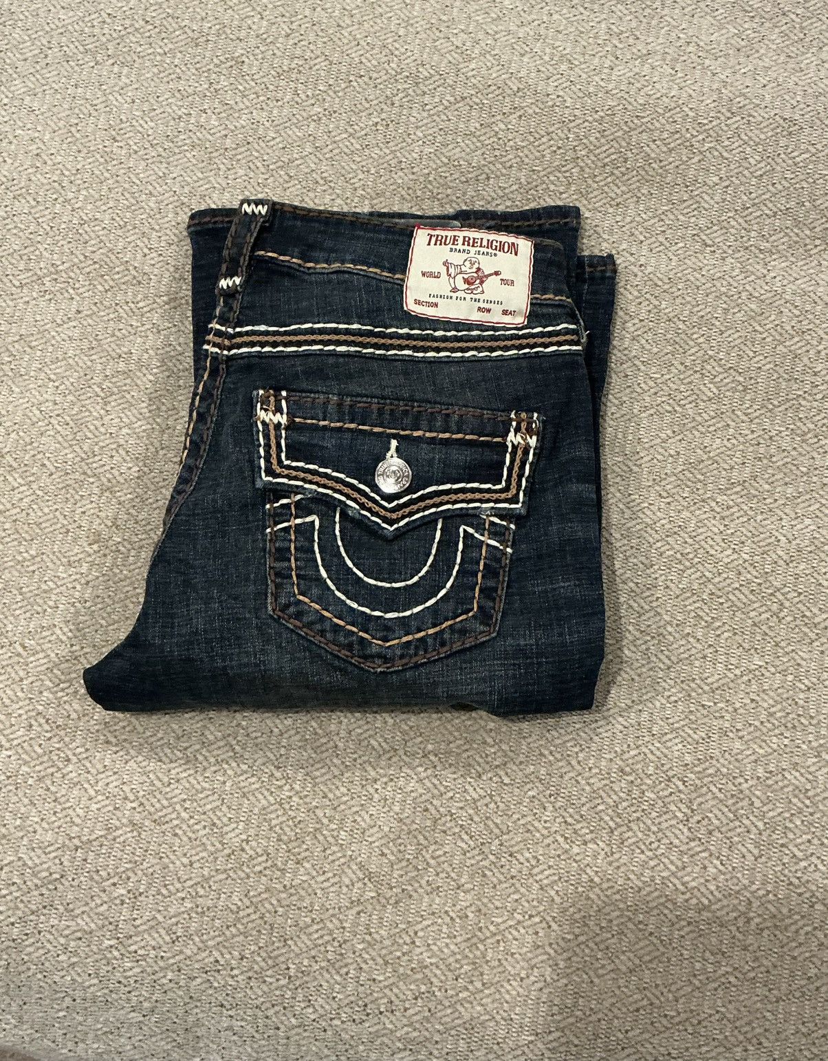 True Religion Becca Mid Rise Super T Bootcut Jean Size 28" / US 6 / IT 42 - 8 Thumbnail