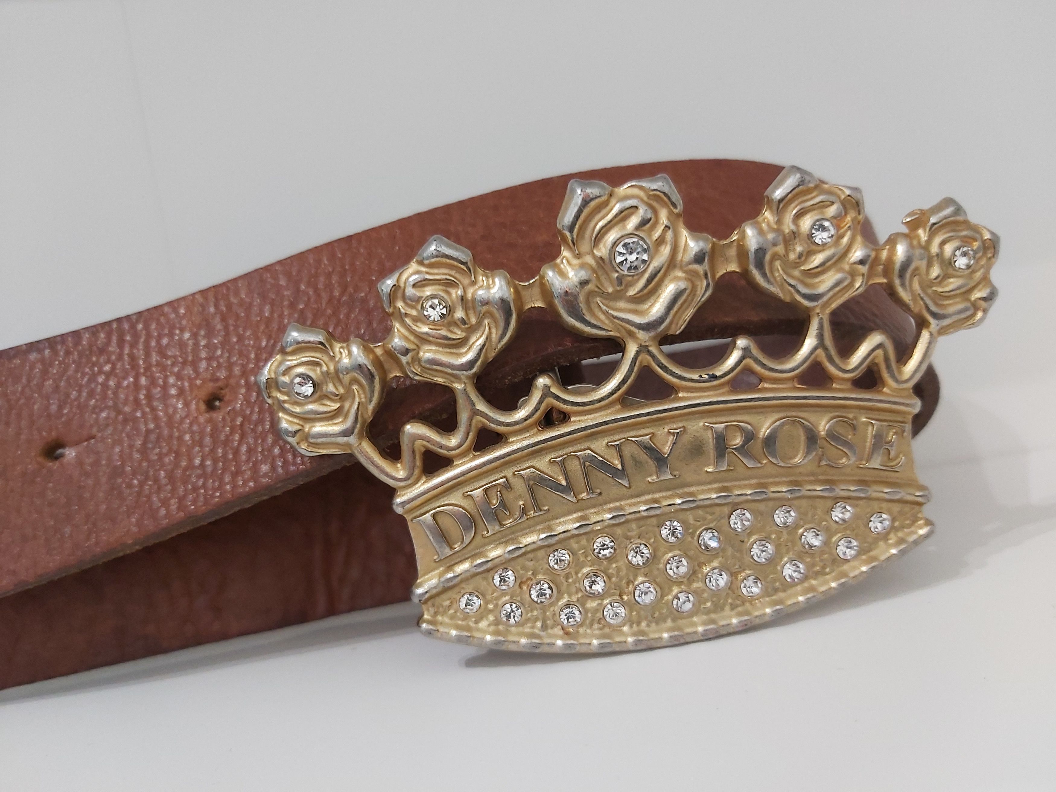 Other Y2K Denny Rose belt. Large crown crystals leather Italy Size ONE SIZE - 11 Thumbnail