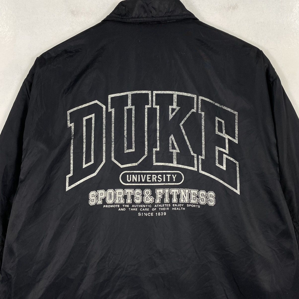 Vintage Vintage 90s Duke University Light Jacket Size US M / EU 48-50 / 2 - 2 Thumbnail