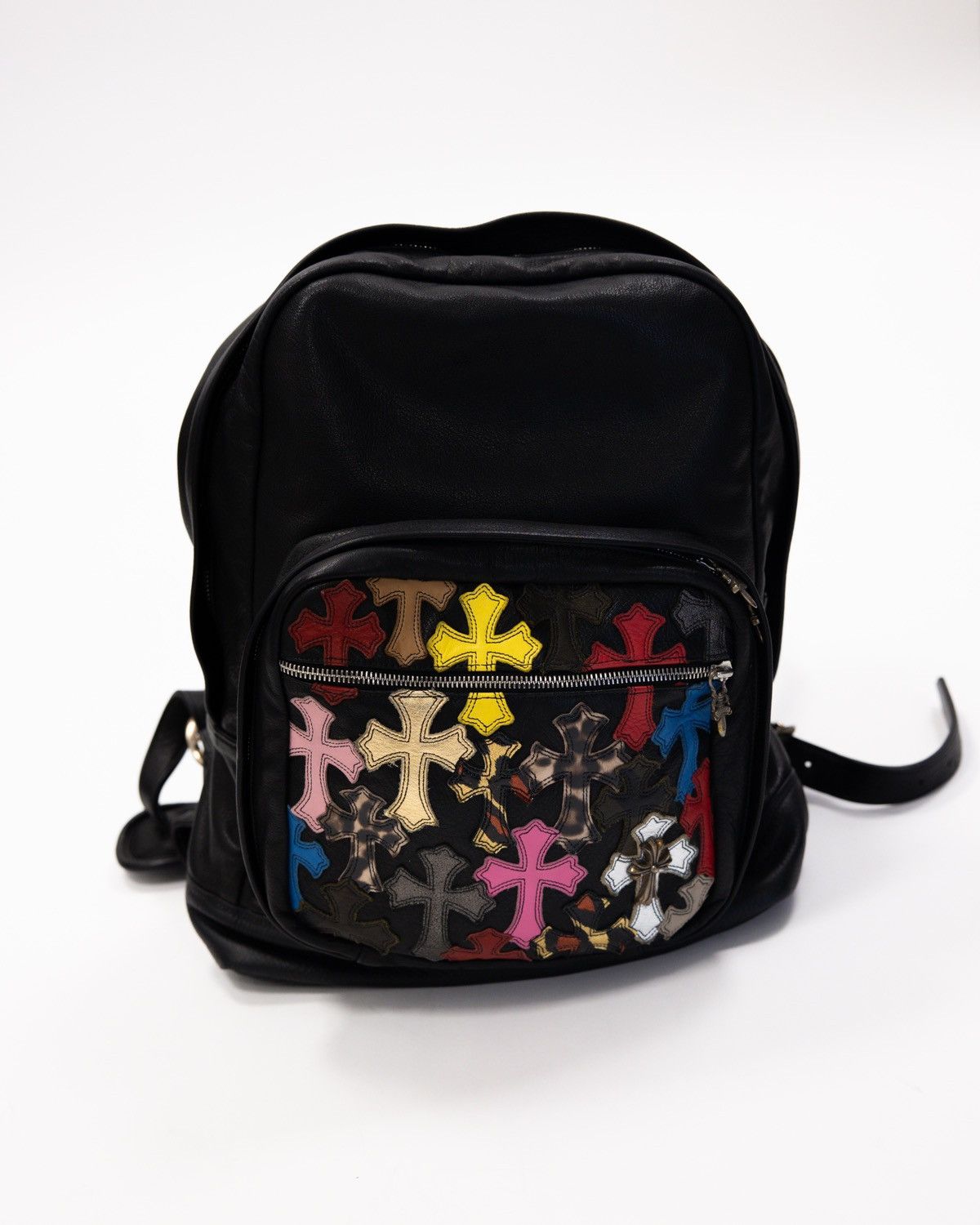 image of Chrome Hearts Multicolor Cross Patch 7Th Grade Backpack in Black, Men's