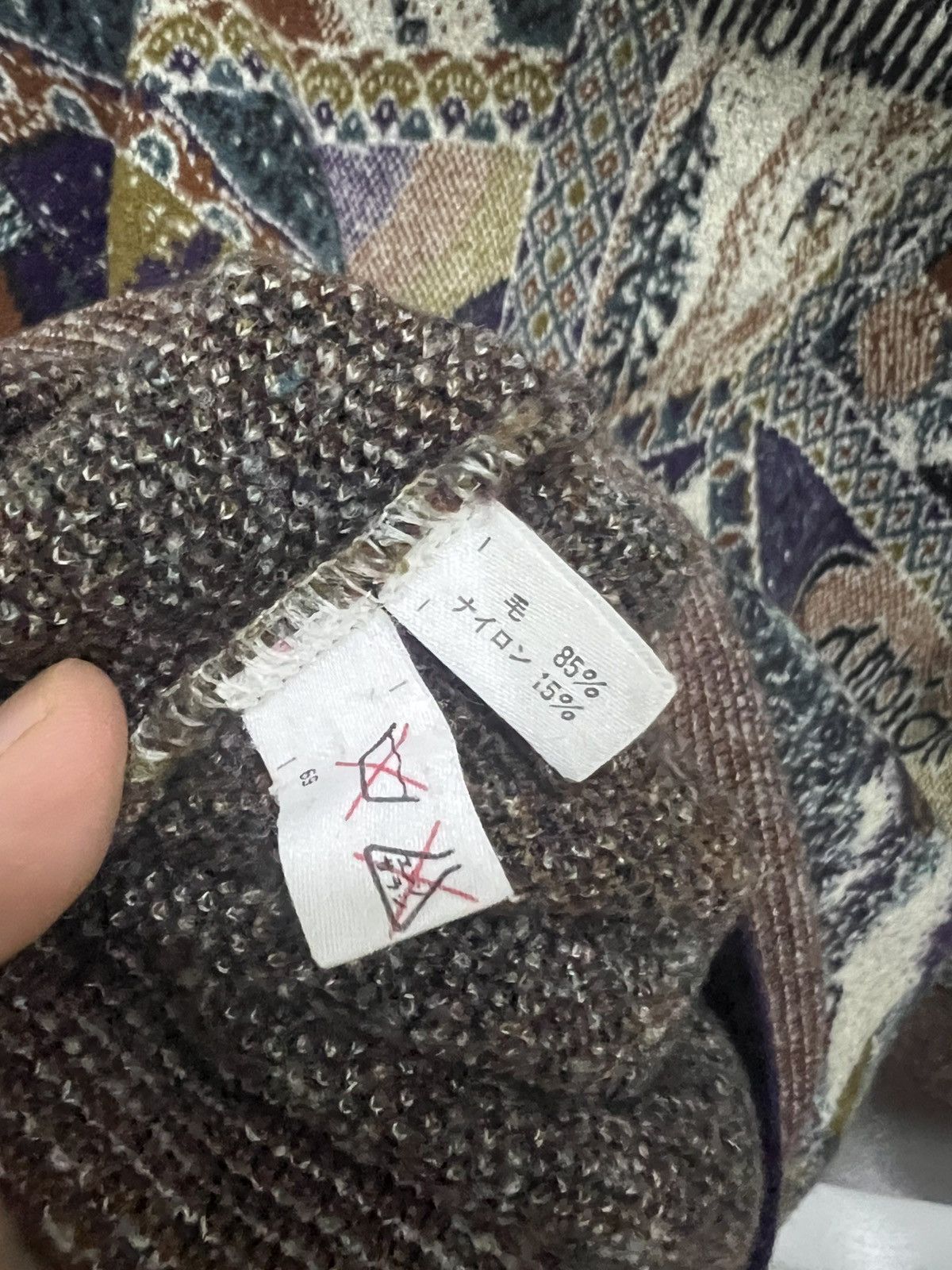 Japanese Brand Modigham Montana Classic Missoni Jumper Knit Coogi Style Size US M / EU 48-50 / 2 - 10 Thumbnail