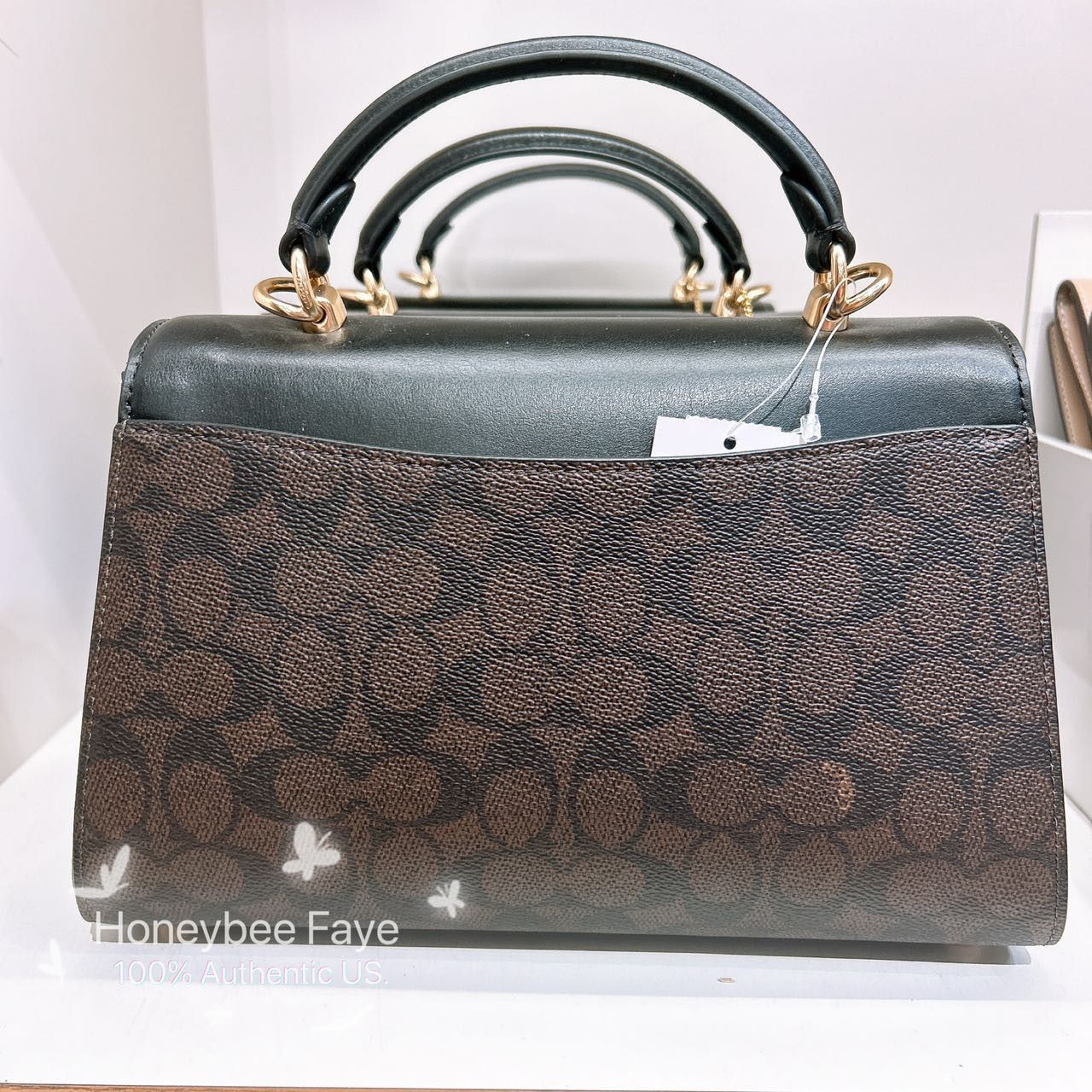 Coach Eliza Top Handle Bag In Signature Canvas CW012 Size ONE SIZE - 2 Thumbnail