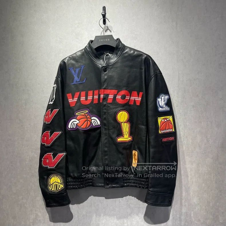 Louis Vuitton Louis Vuitton XNBA co-branded logo leather pattern outside Size US L / EU 52-54 / 3 - 1 Thumbnail