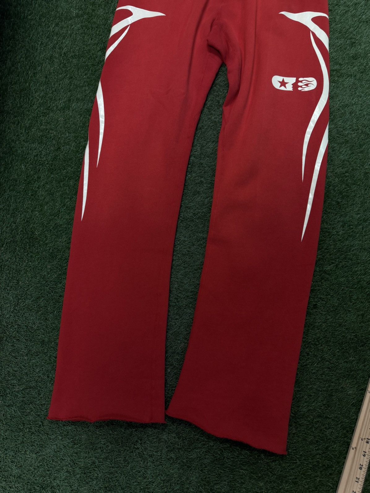 HELLSTAR Hellstar Sweatpants Red White Size XL Brand New Size US 34 / EU 50 - 2 Thumbnail