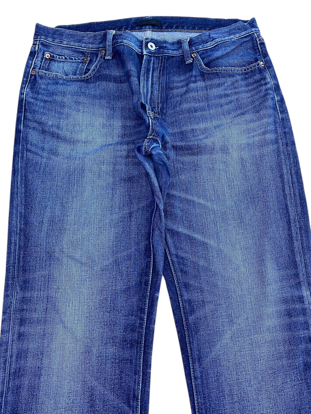 Uniqlo Uniqlo Whiskers Faded Wash Style Loose Jeans Size US 36 / EU 52 - 2 Thumbnail