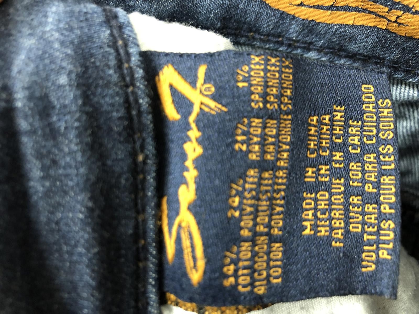 Studio Seven Stylish Seven7 Women's Denim Jeans with Zipper Detail Size 29" - 5 Thumbnail