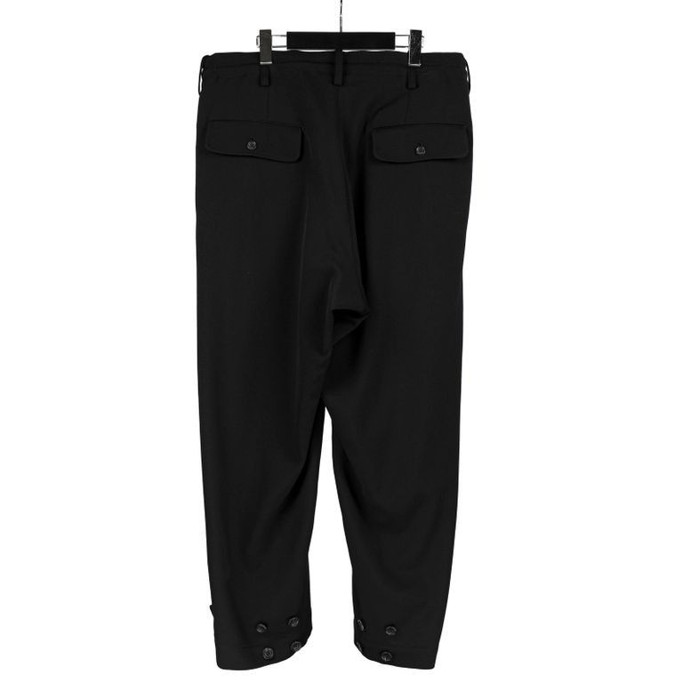 Yohji Yamamoto Yohji Yamamoto Pour Homme - Wool 2 Tuck Tab Suspender Pants Size US 30 / EU 46 - 2 Thumbnail