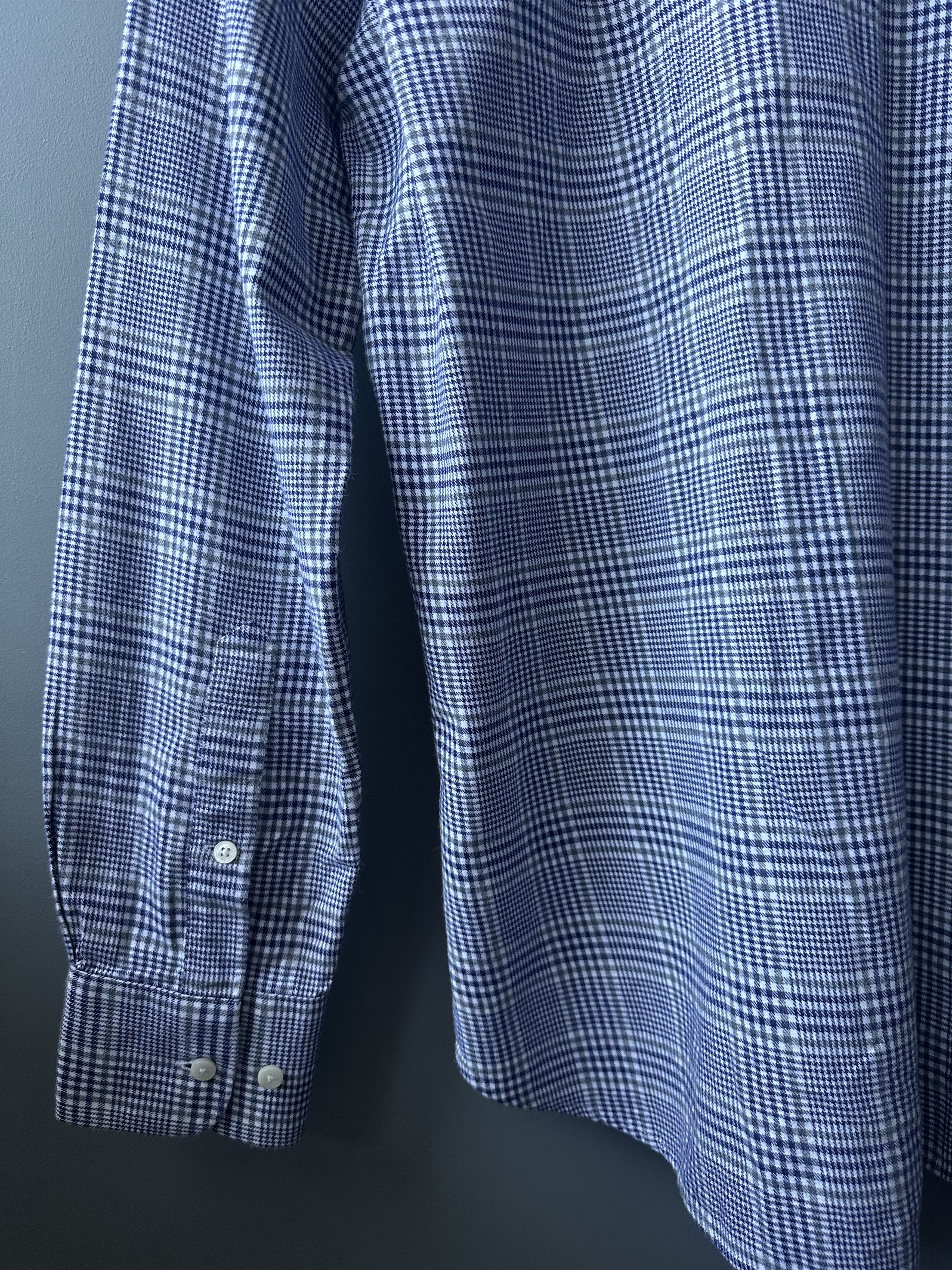 Suitsupply Suitsupply Check Cotton Shirt Size 39 Size US M / EU 48-50 / 2 - 5 Thumbnail