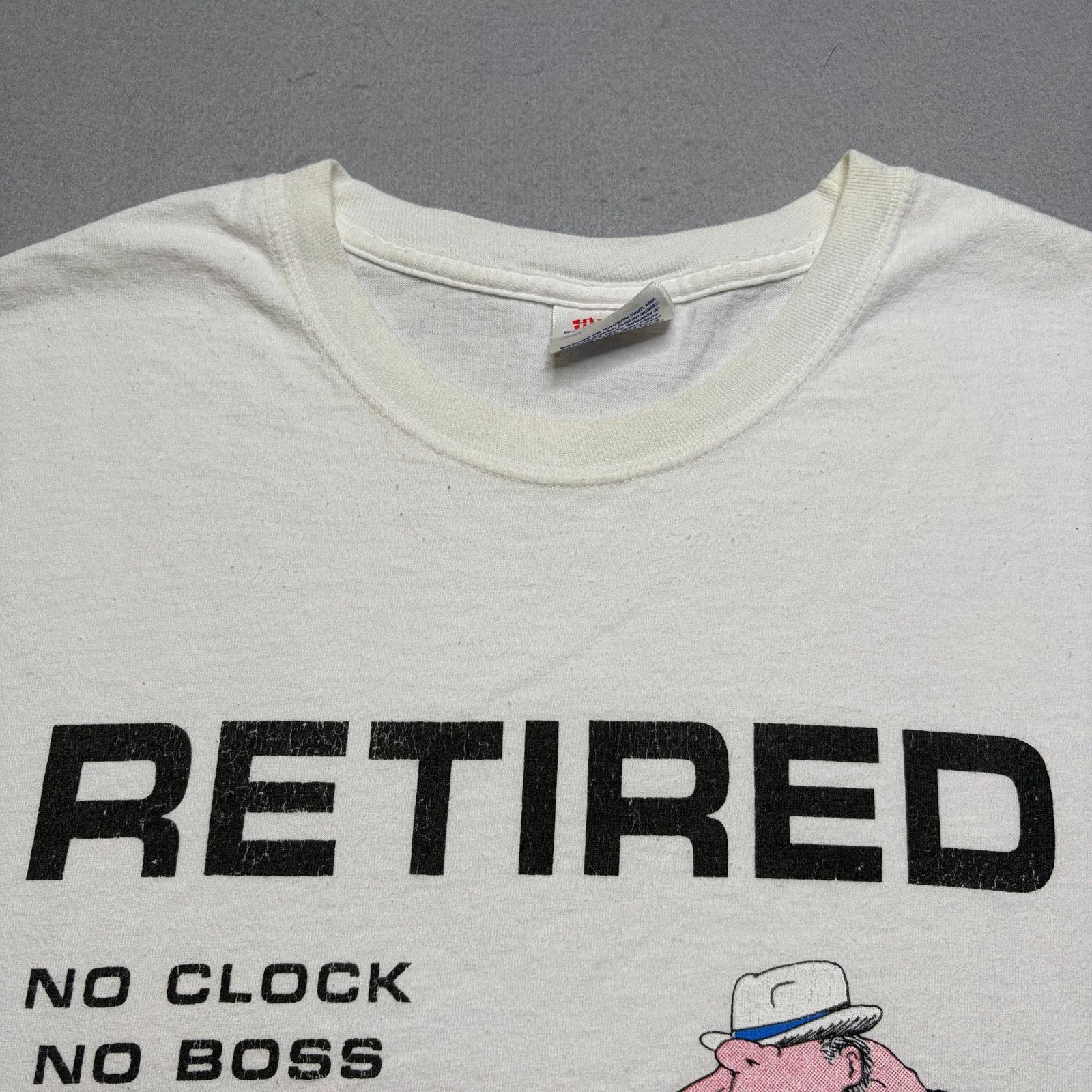 Hanes Vintage Retired Graphic T Shirt Men’s XL White Funny Nevada Size US XL / EU 56 / 4 - 8 Thumbnail