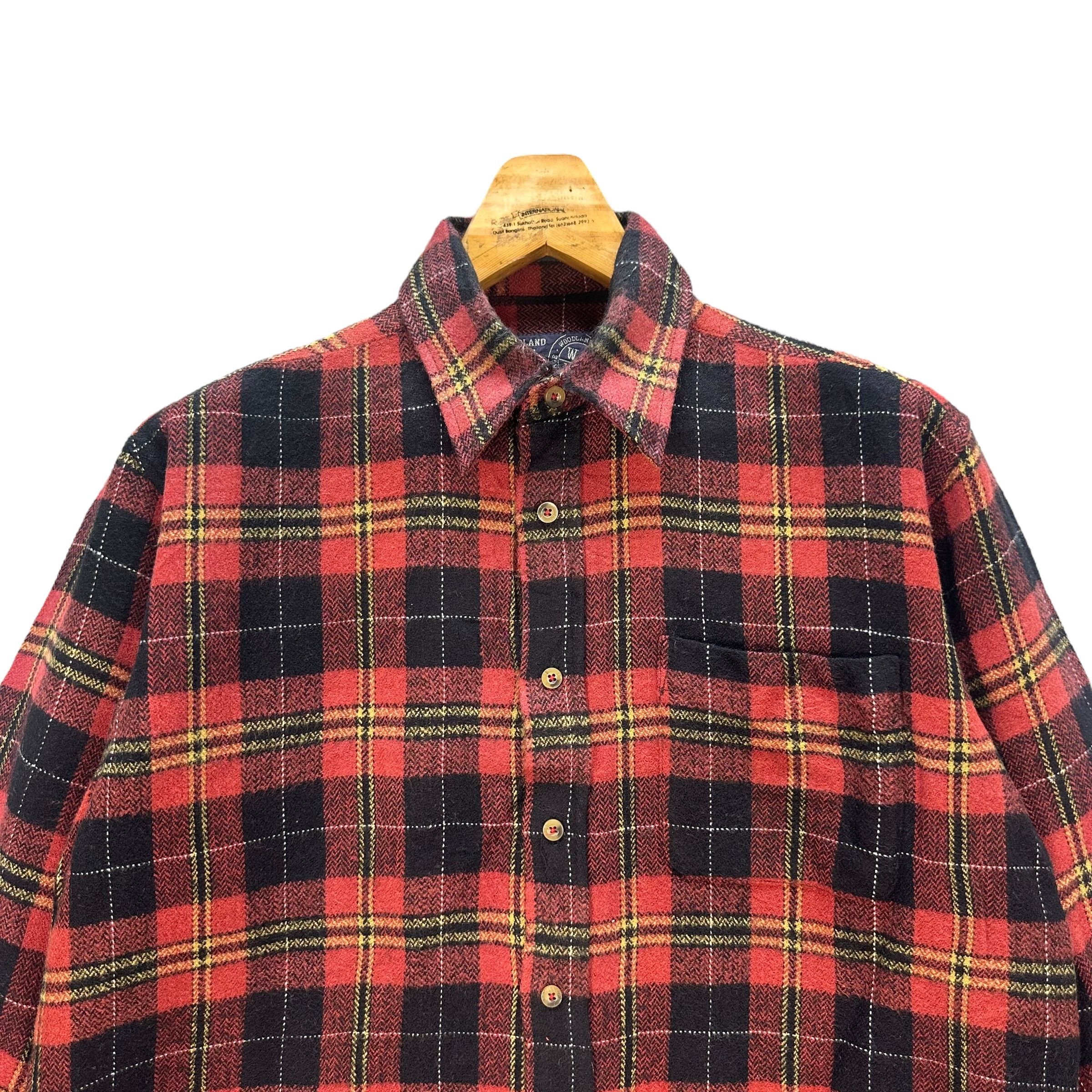 Woodlands WOODLAND VILLAGE CHECKED PLAID TARTAN FLANNEL #8970-43 Size US M / EU 48-50 / 2 - 2 Thumbnail