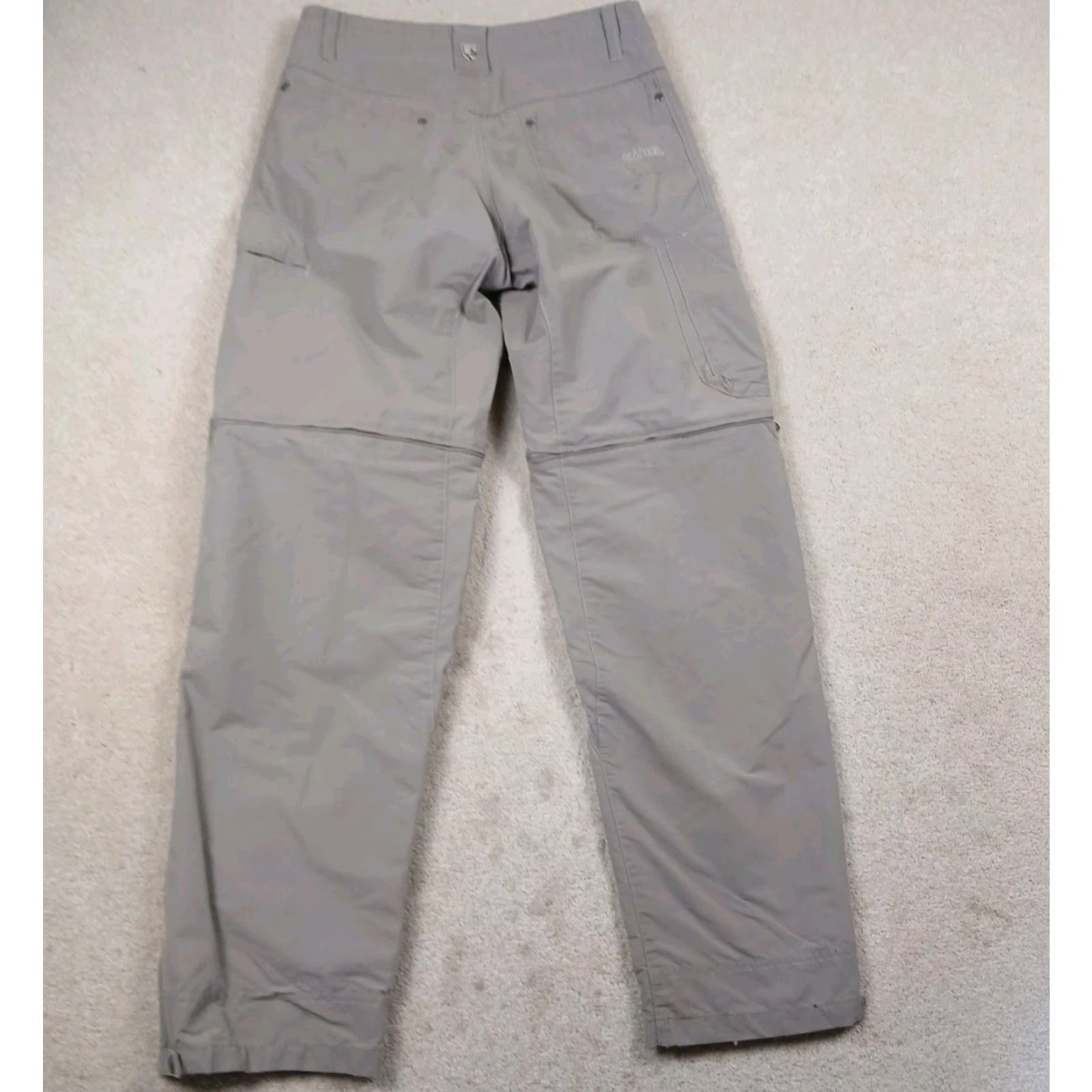 Vintage Kuhl Liberator Convertible Pants Men 30x32 Beige Cargo Pocket Logo Hiking Outdoors Ultra Stretch Regular Rise 30" Inseam 32" Size US 30 / EU 46 - 2 Thumbnail