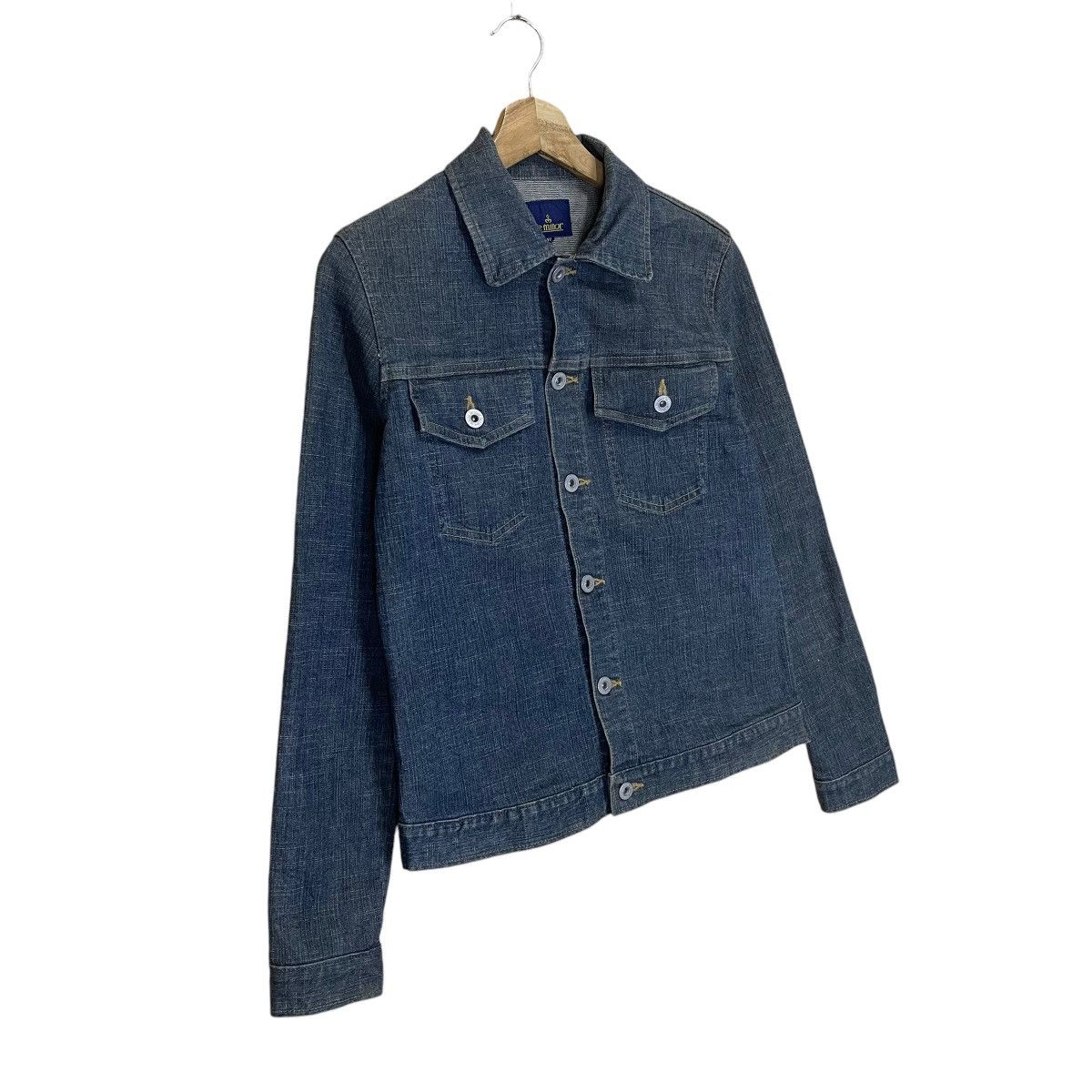 Japanese Brand Vintage 90s Leminor France Denim Jacket Size US S / EU 44-46 / 1 - 2 Thumbnail